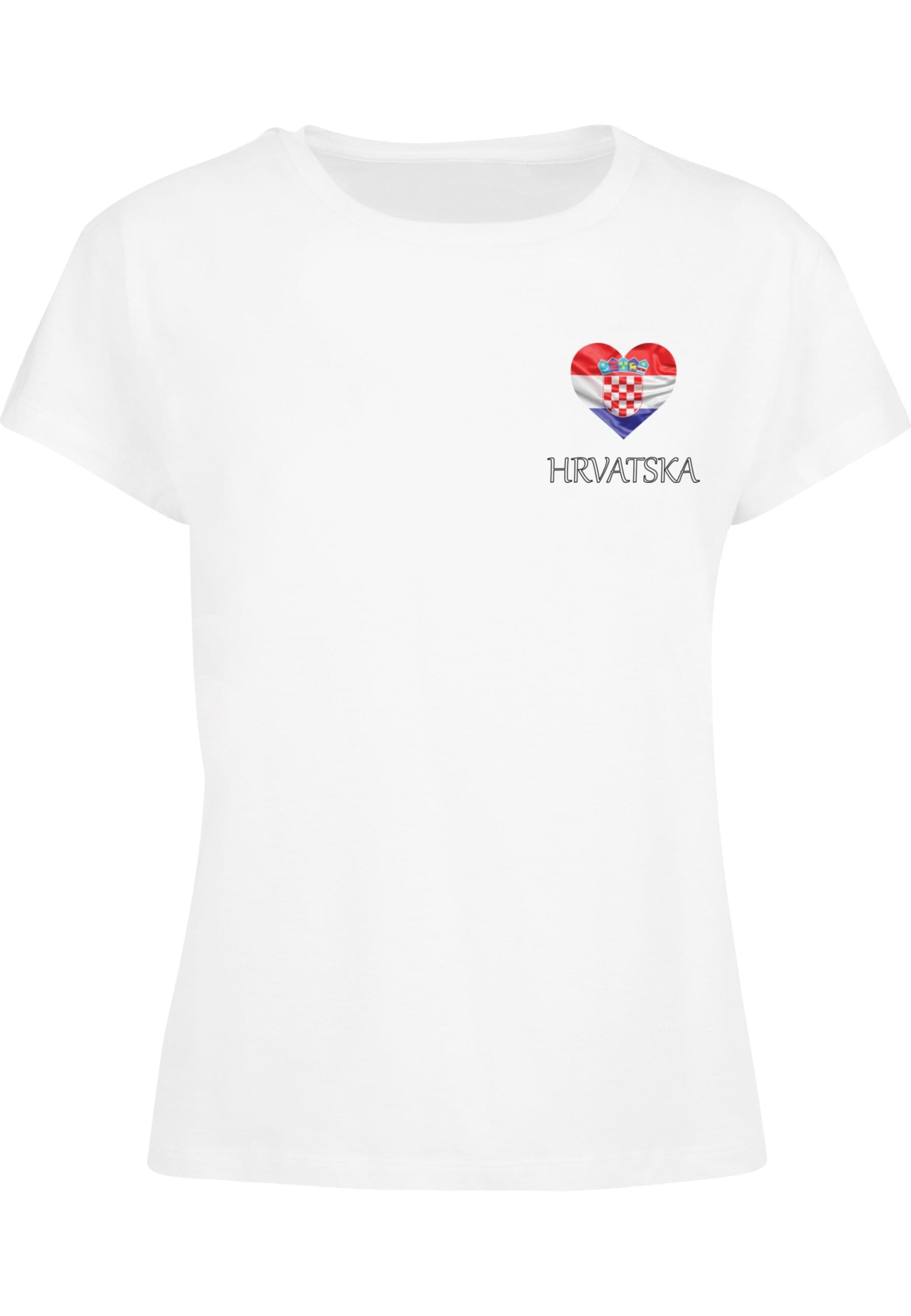 Merchcode T-Shirt "Merchcode Ladies Merchcode Football - Croatia T-shirt" günstig online kaufen