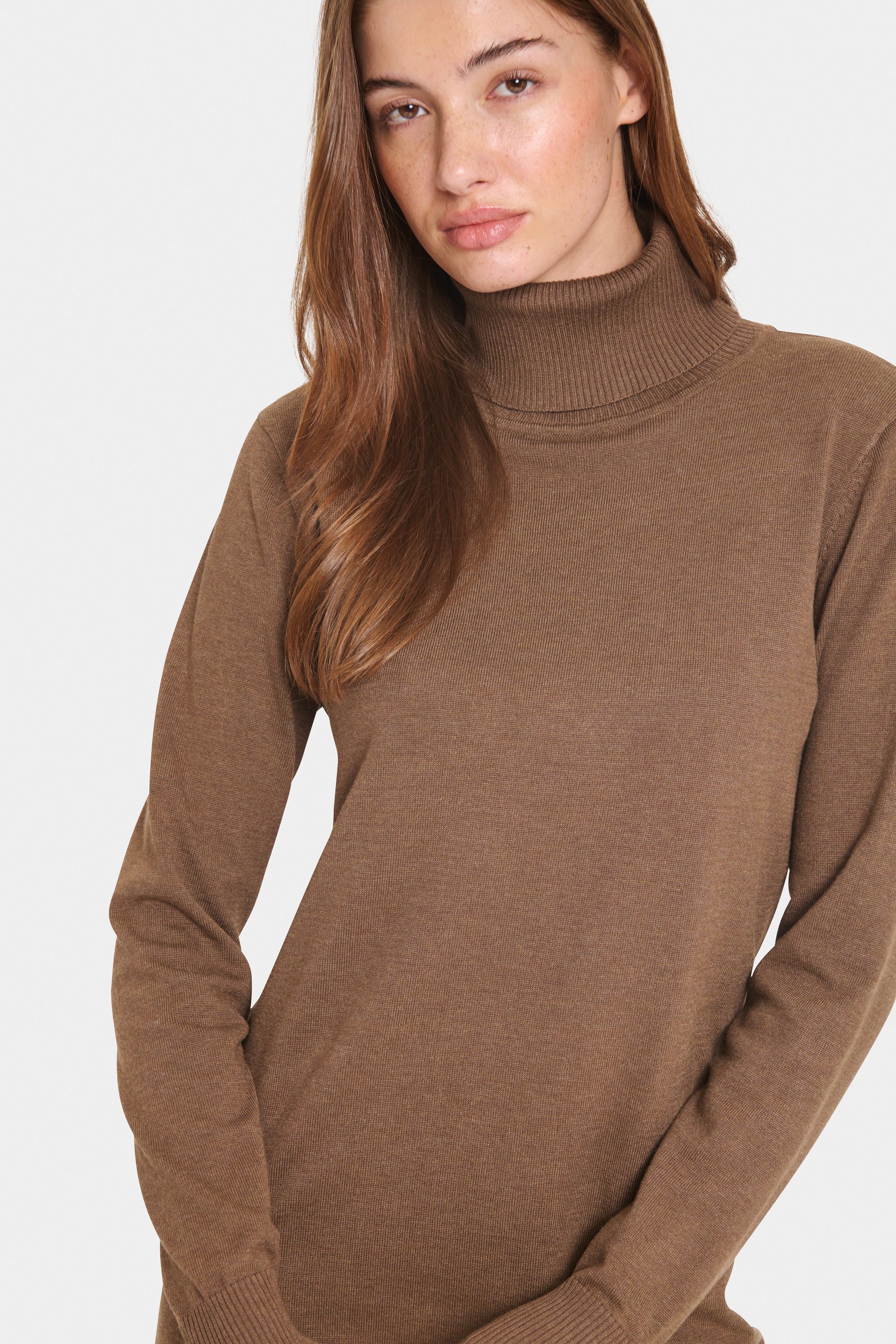 Saint Tropez Strickkleid "U6801, MilaSZ Rollneck Dress" Regular fit, Viskos günstig online kaufen