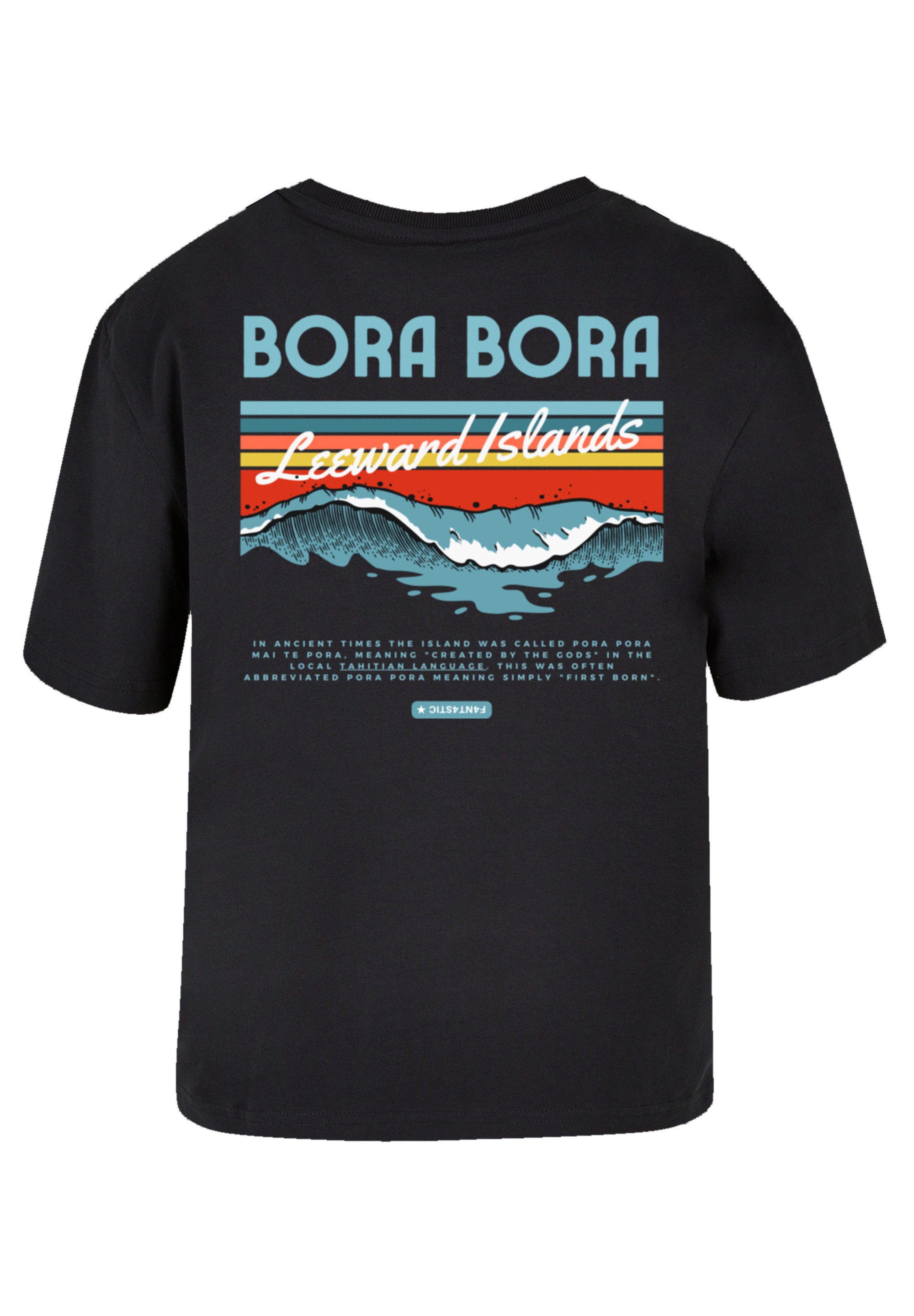 Black Friday Print T-Shirt Island«, »Bora Bora BAUR F4NT4STIC | Leewards