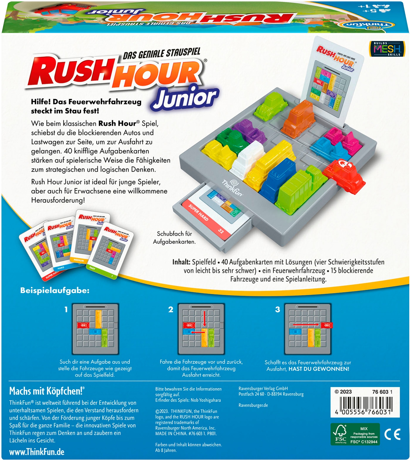 Thinkfun® Spiel »Rush Hour® Junior«, FSC® - schützt Wald - weltweit