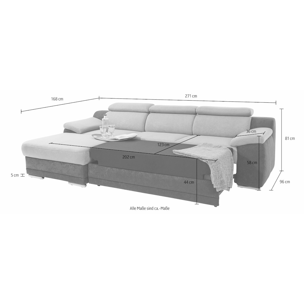 sit&more Ecksofa »Top Xenia«