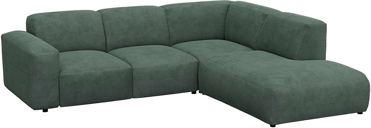 FLEXLUX Ecksofa »Lucera, super Sitzkomfort durch Kaltschaum im Sitz, L-Form«, modern & anschmiegsam, Designsofa, modernes skandinavisches Design