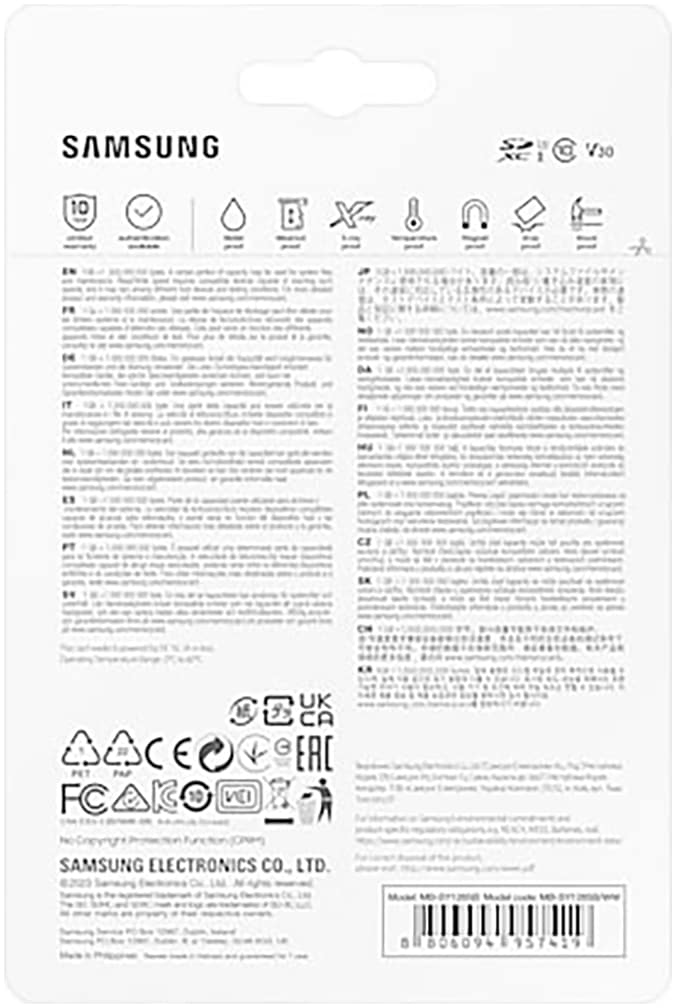 Samsung Speicherkarte »SD PRO Ultimate + USB Adapter« (128 GB Video Speed Class 30 (V30)/UHS Speed Class 3 (U3) 200 MB/s Lesegeschwindigkeit)