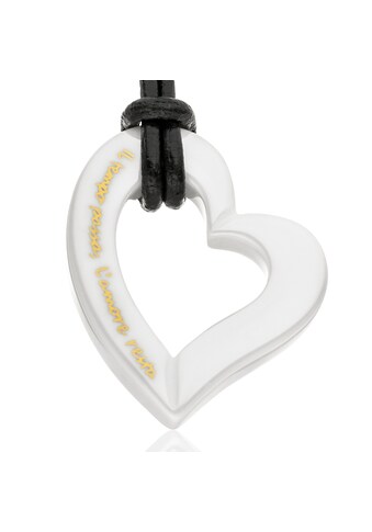 Gilardy Kette mit Anhänger »Keramik Herz White«, (Set, 2 tlg.) kaufen