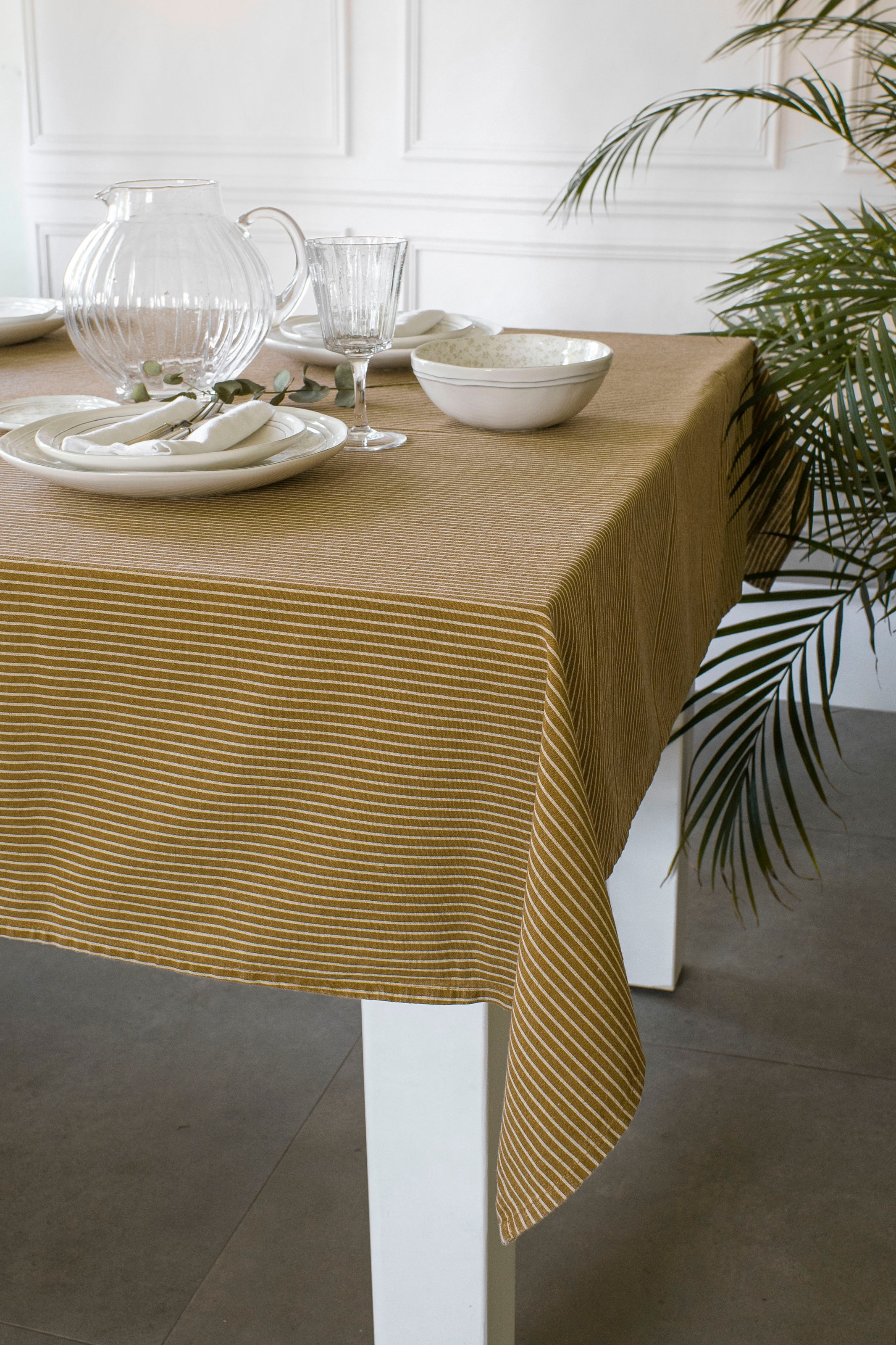 LAURA ASHLEY Tischdecke »Streifen«, (1 St.)