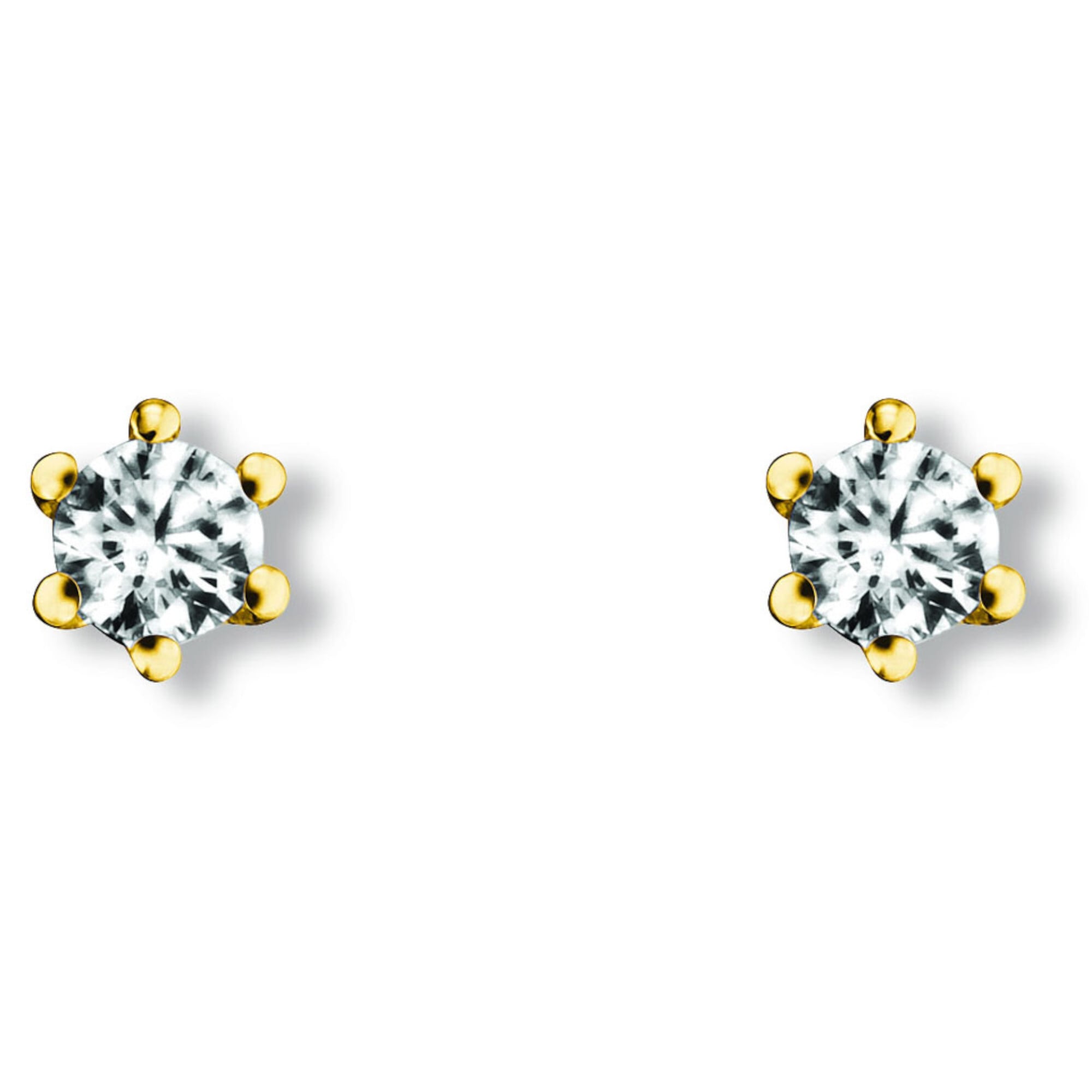 Paar Ohrhänger ONE ELEMENT "Zirkonia Ohrringe Ohrstecker aus 333 Gelbgold", gold, Ohrringe, Damen, Damen, Gelbgold 333 Gold, Gelbgold 333, Gold, Bedeutungsvoll & zeitlos – ein Begleiter mit Persönlichkeit