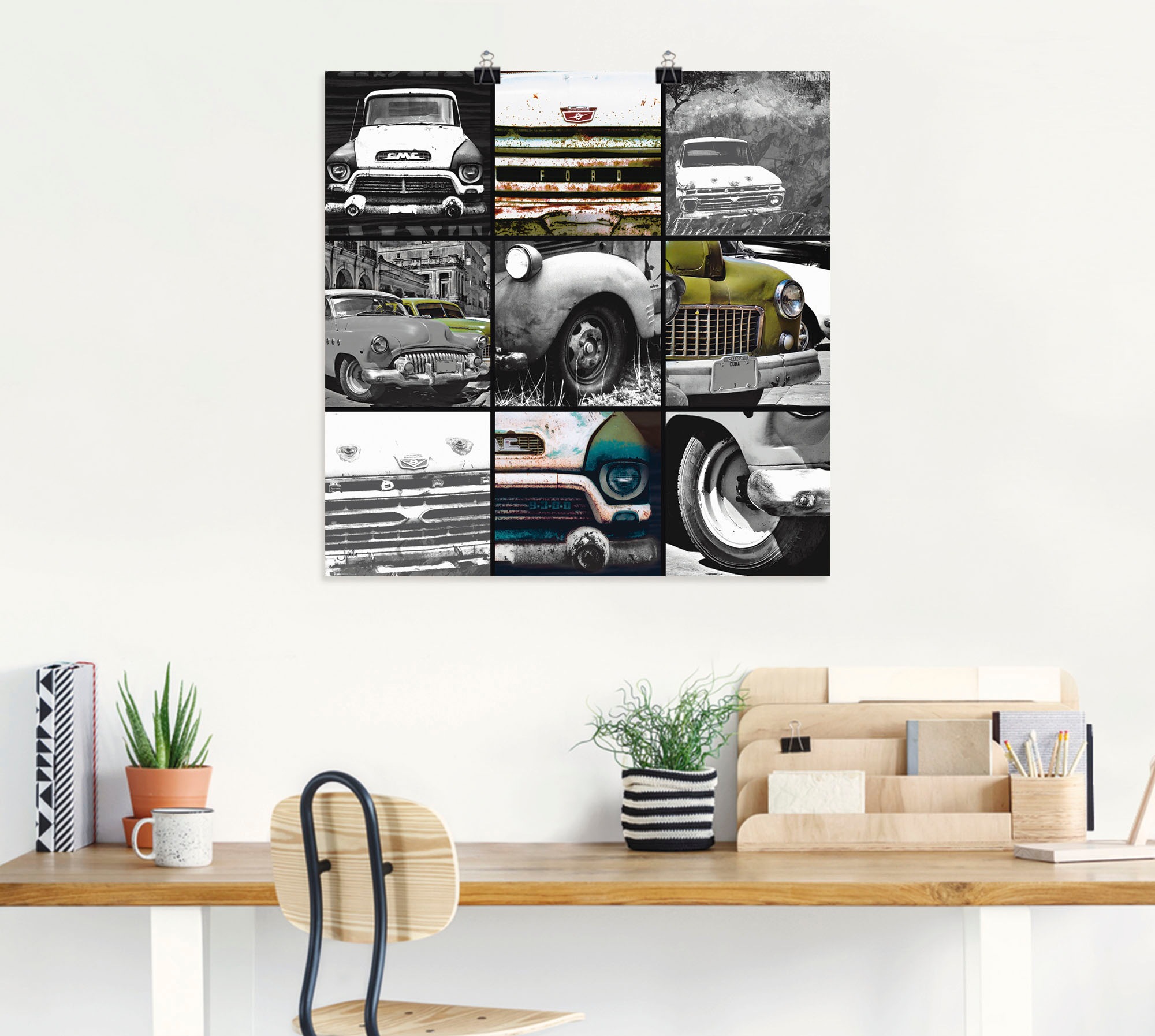 Artland Wandbild »Autos I«, Auto, (1 St.), als Alubild, Outdoorbild, Poster in verschied. Größen