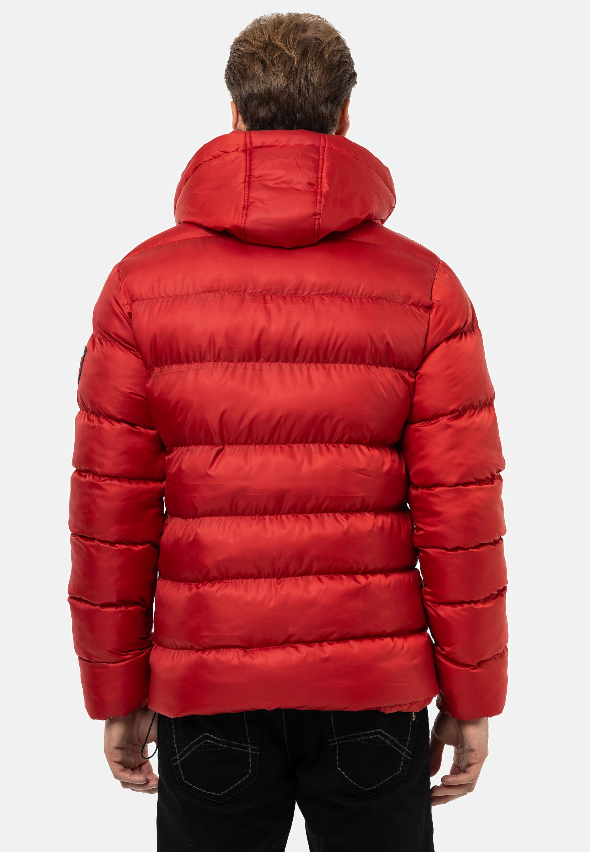 Cipo & Baxx Winterjacke »Jacke«, mit Kapuze, im Steppdesign