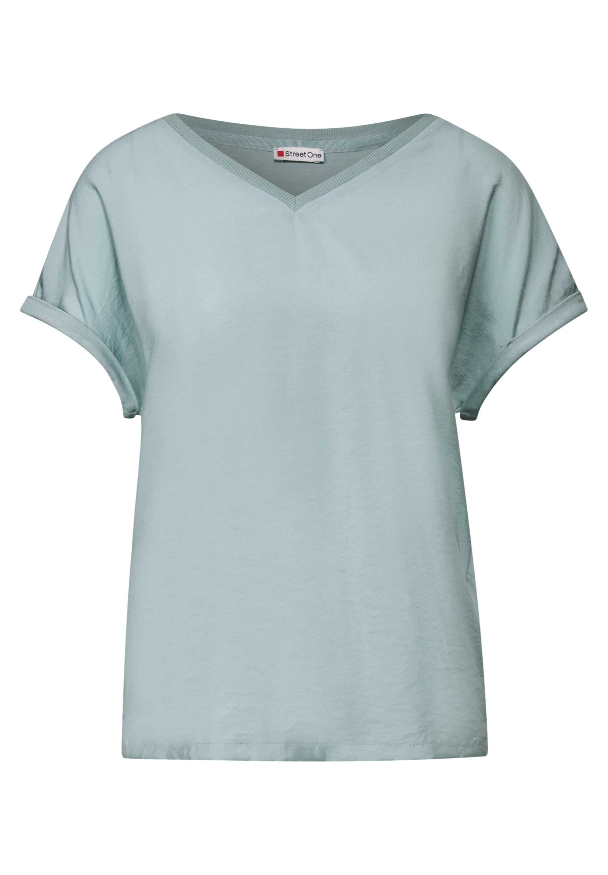 STREET ONE T-Shirt, mit V-Ausschnitt