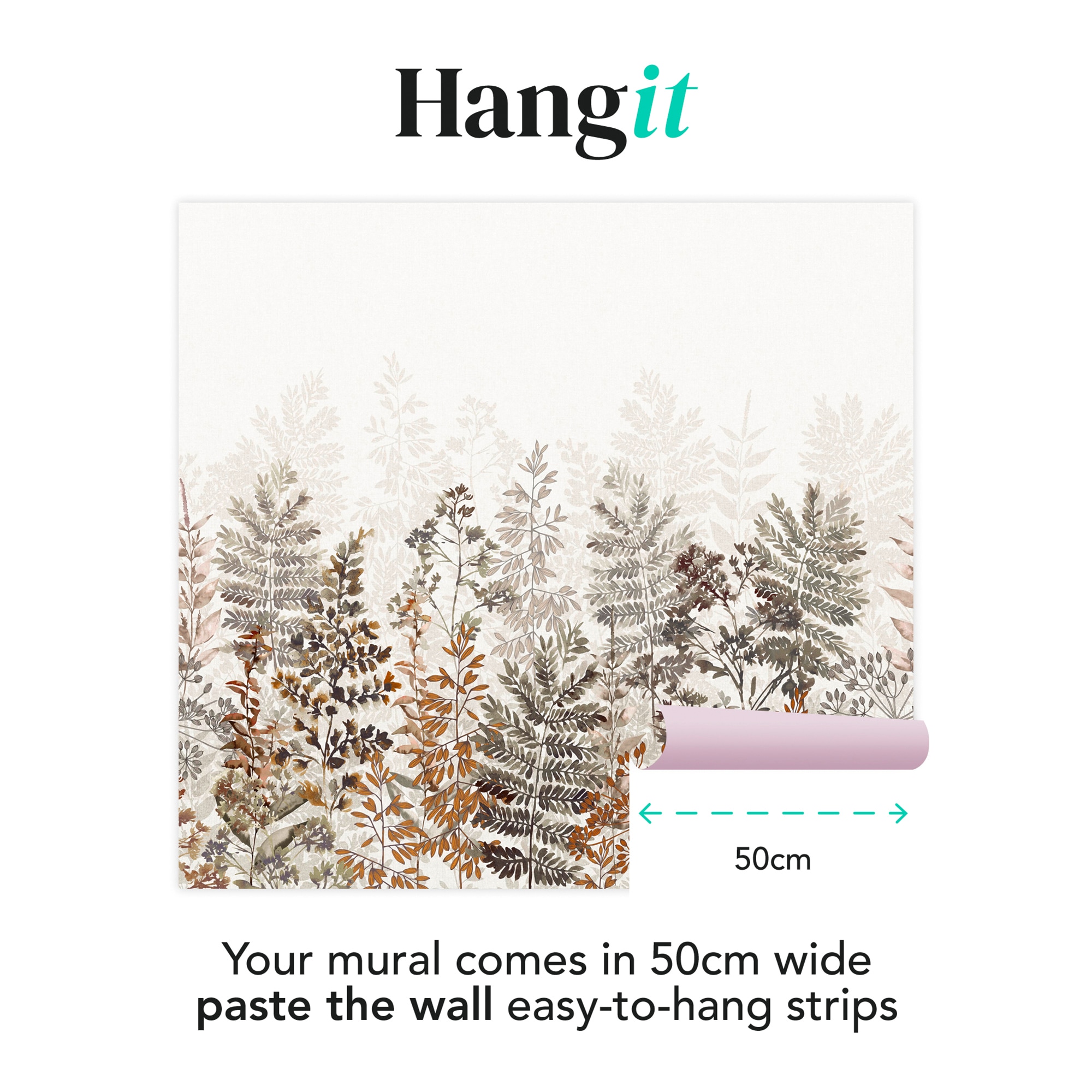 Art for the home Fototapete »Blatt-Silhouette«, Motiv, Design Tapeten