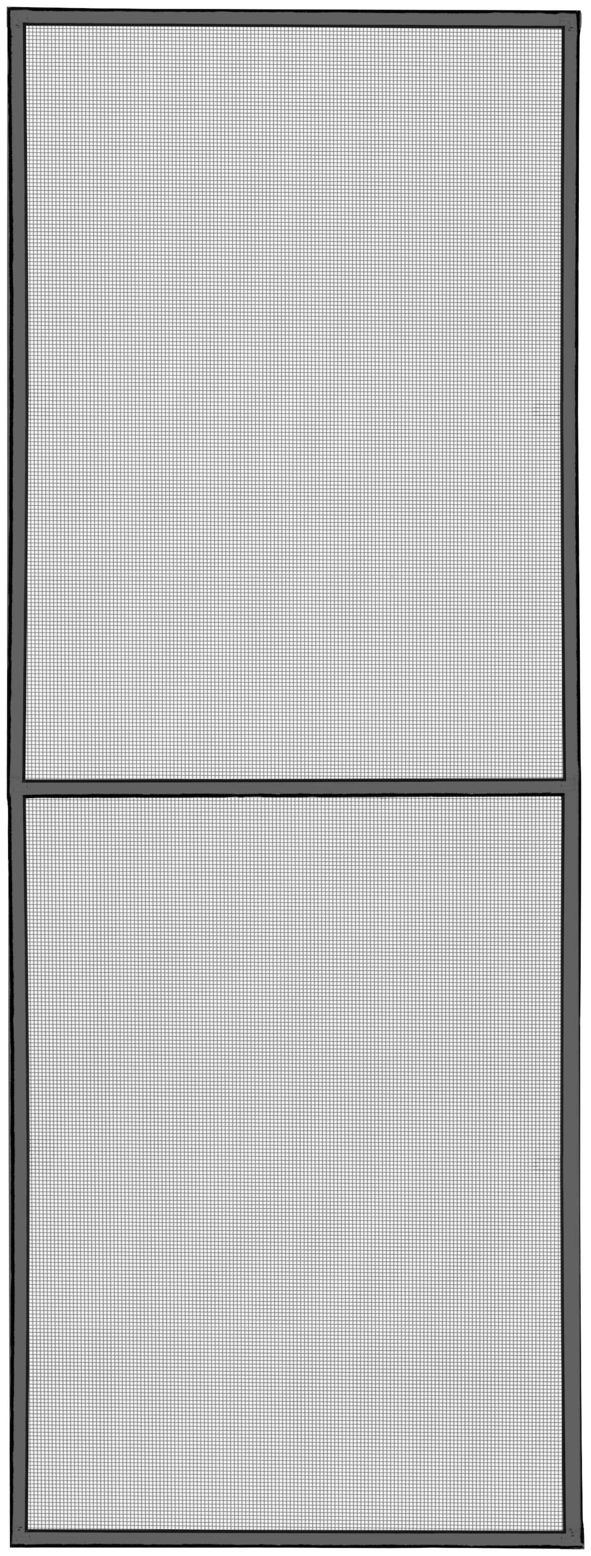 SCHELLENBERG Insektenschutz-Fensterrahmen »Premium für bodentiefe Fenster«, Fliegengitter mit Rahmen aus Aluminium, 120 x 240 cm, anthrazit, 70045