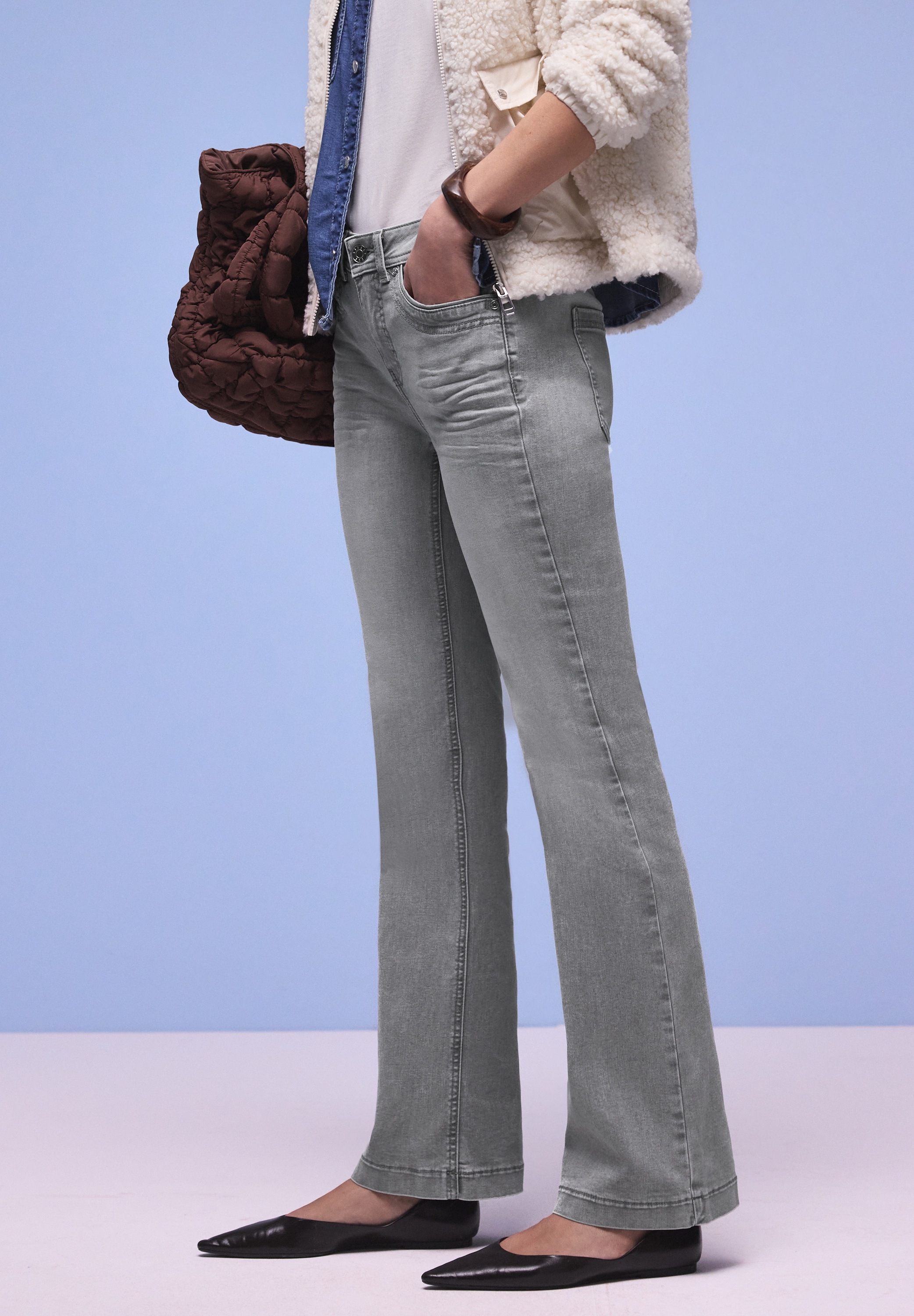 Thumbnail - STREET ONE Slim-fit-Jeans High Waist