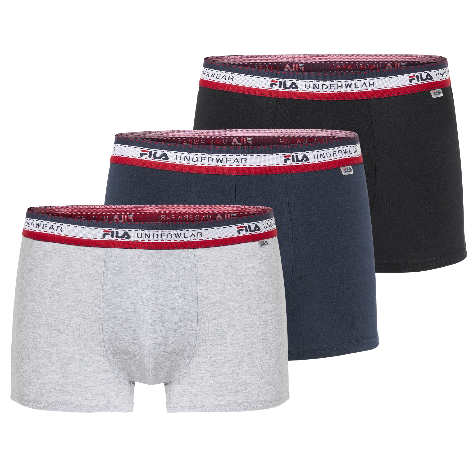 Fila Boxershorts »MAN BOXER SHORTS« 3er Pack,  elastischer Logo-Webbund, ohne Eingriff