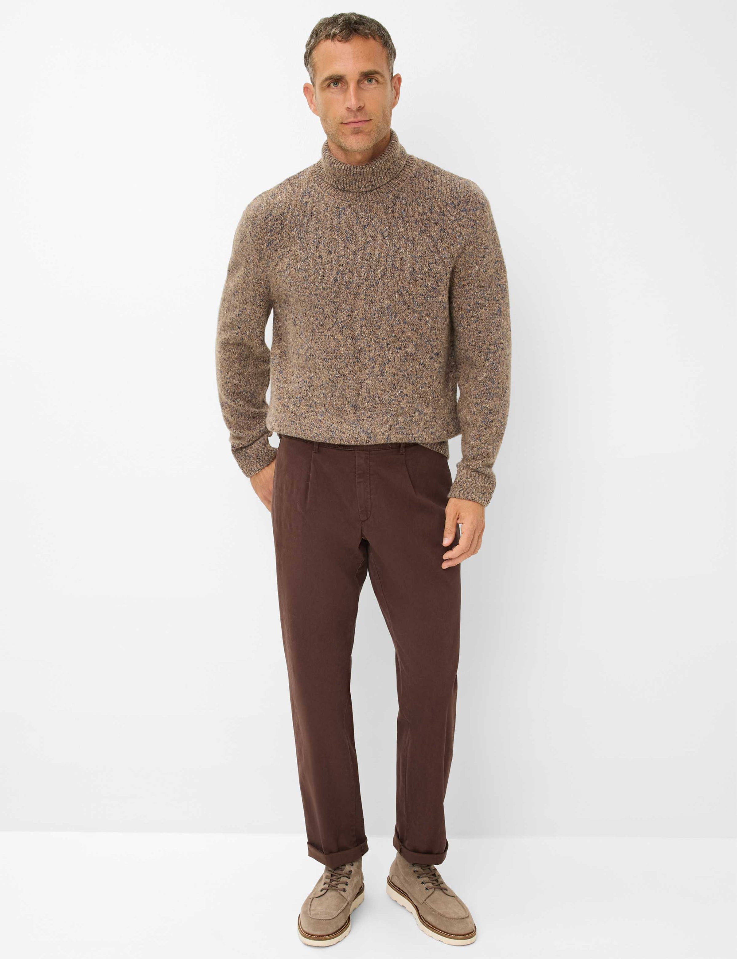 EUREX by BRAX Bundfaltenhose »Style LUIS«
