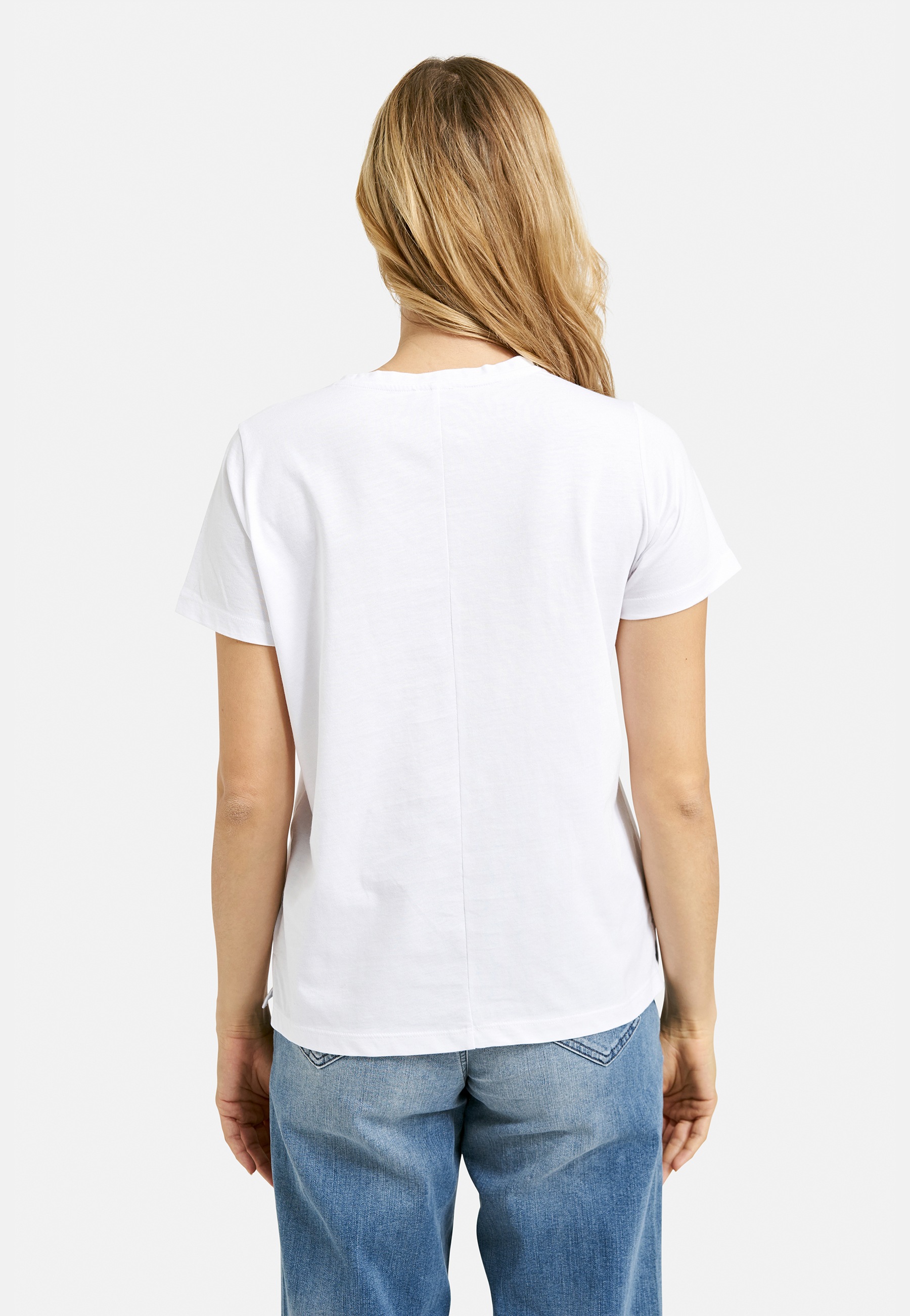 Milano Italy V-Shirt, mit Stickerei