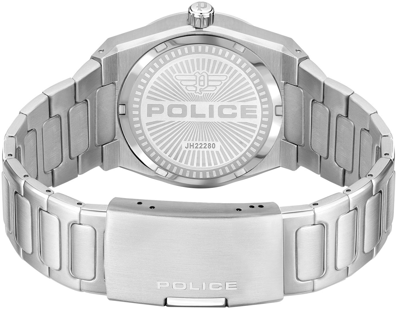 Police Quarzuhr »SALKANTAY«, Armbanduhr, Herrenuhr, Edelstahlarmband, analog, Tag