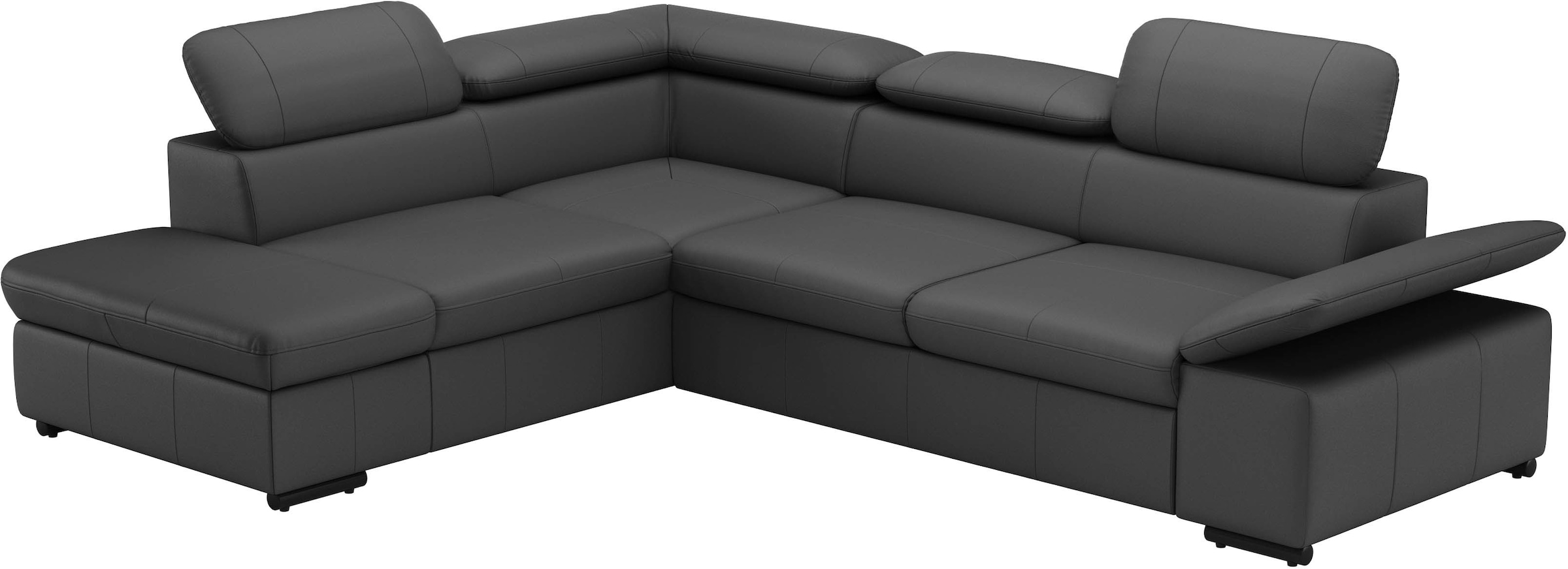 sit&more Ecksofa »Alcudia L-Form«, mit Armteilverstellung, optional Kopfteilverstellung und Bettfunktion