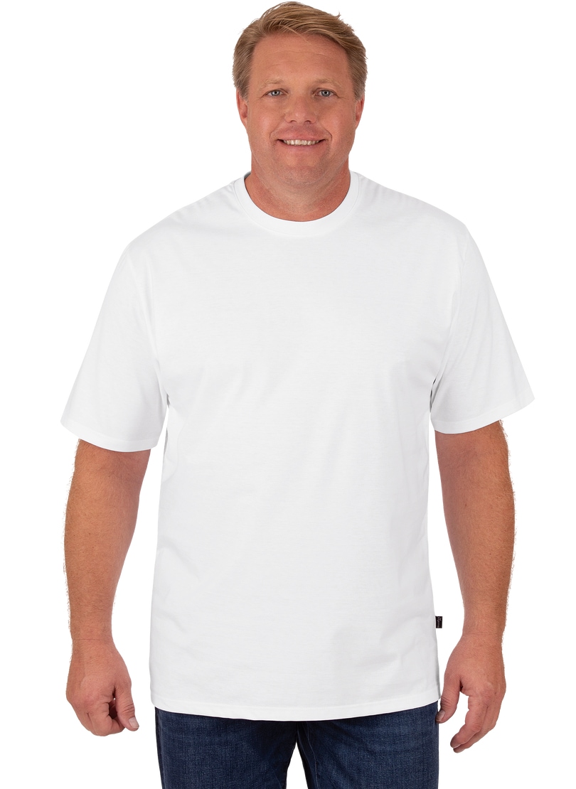 Trigema T-Shirt »TRIGEMA T-Shirt DELUXE Baumwolle«, (1 tlg.)