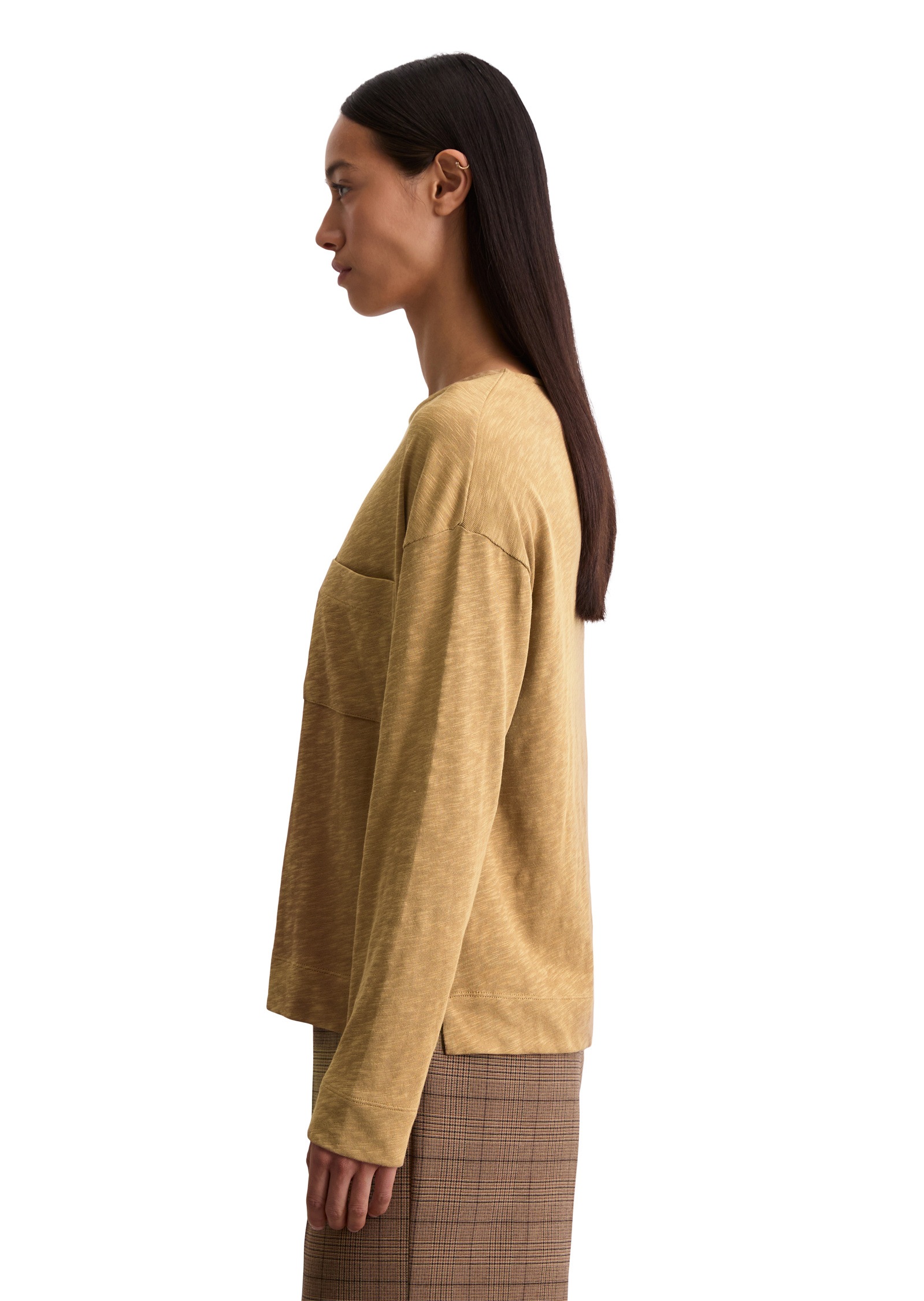 Marc O'Polo Langarmshirt »aus Slub Jersey«