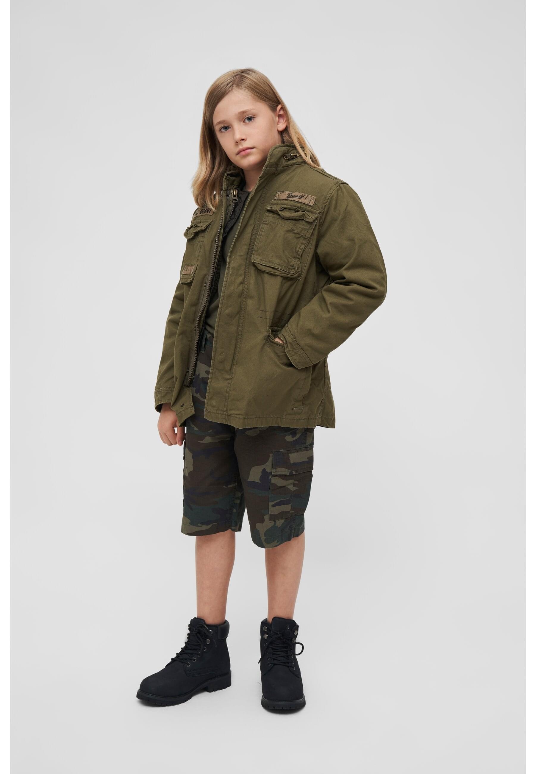 Brandit Parka »Brandit Herren Kids M65 Giant Jacket«, (1 St.), mit Kapuze