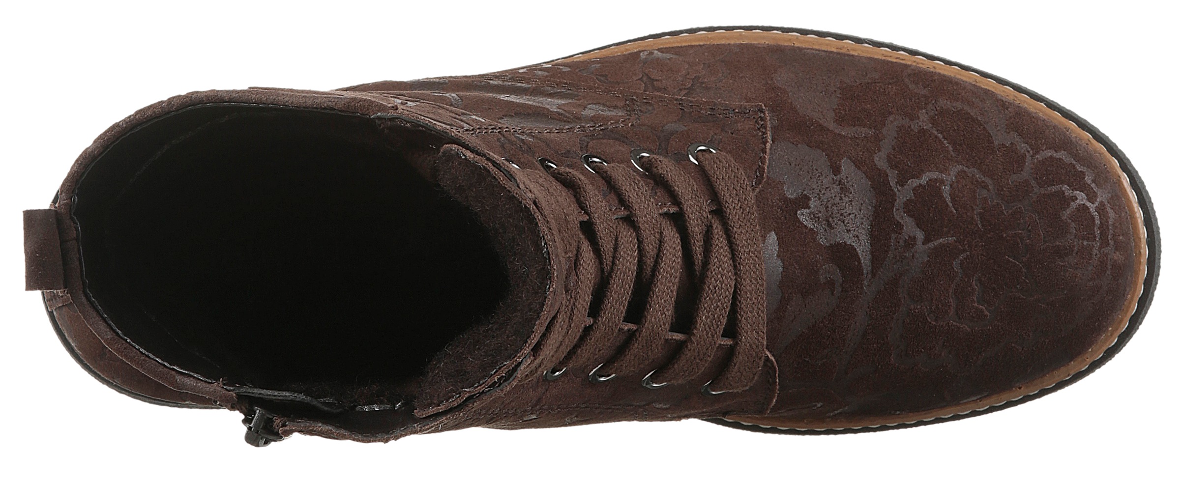 Waldläufer Schnürstiefelette »KITOMI«, Schnürboots, Winterboots, Komfortschuh in extrabreiter Schuhweite K