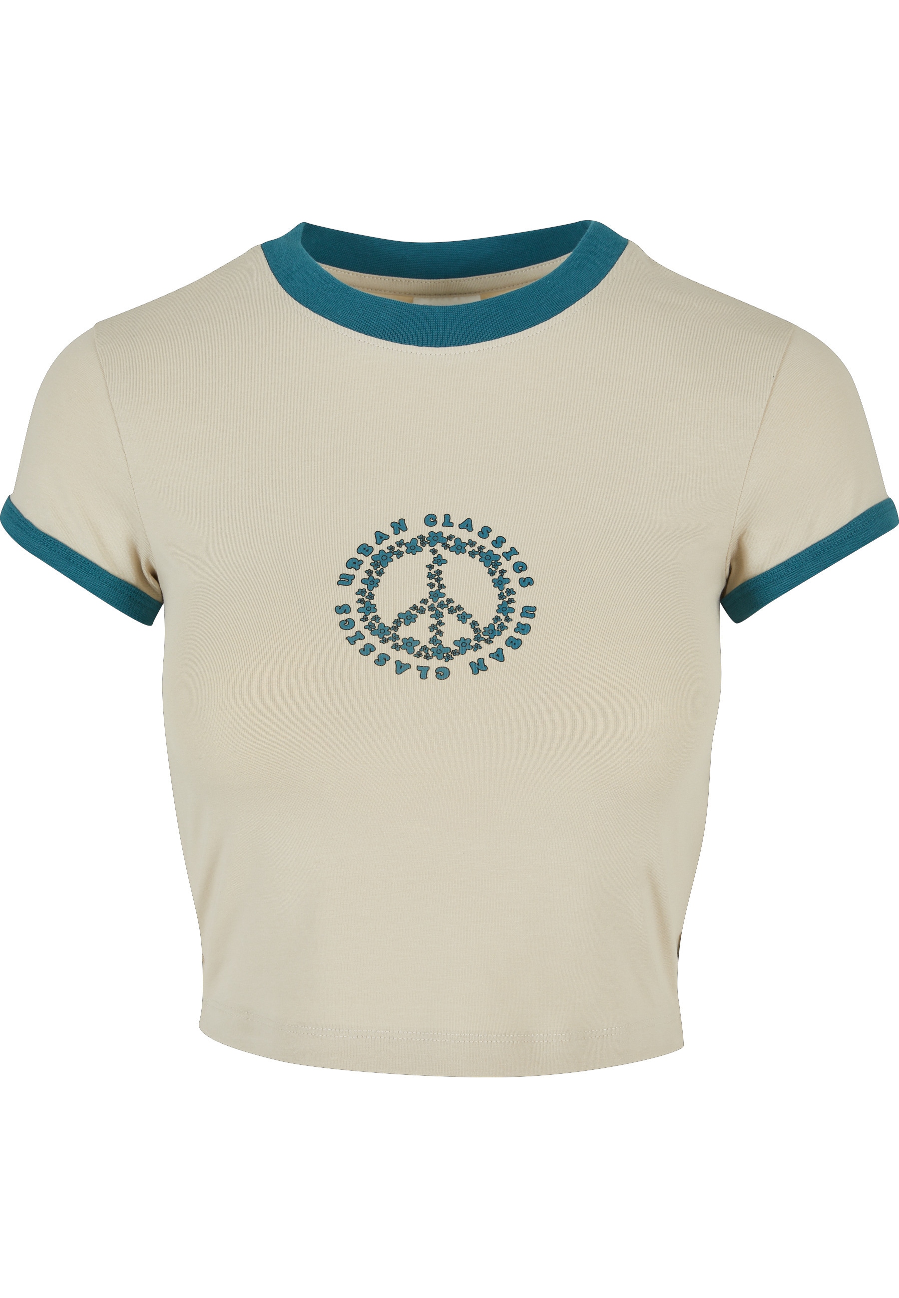 URBAN CLASSICS T-Shirt "Urban Classics Damen Ladies Stretch Jersey Cropped günstig online kaufen