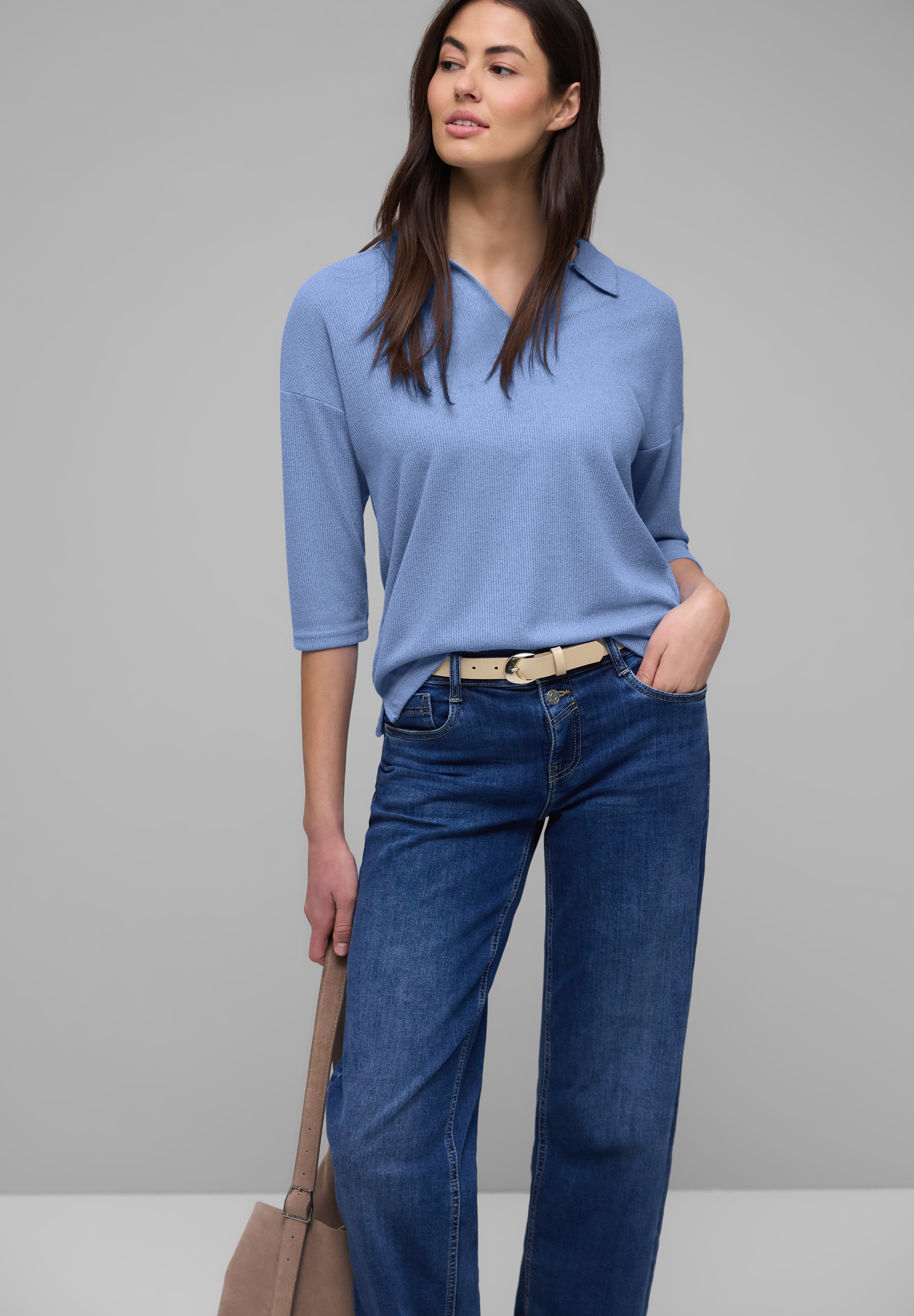 STREET ONE 3/4-Arm-Shirt mit 3/4 Ärmeln günstig online kaufen