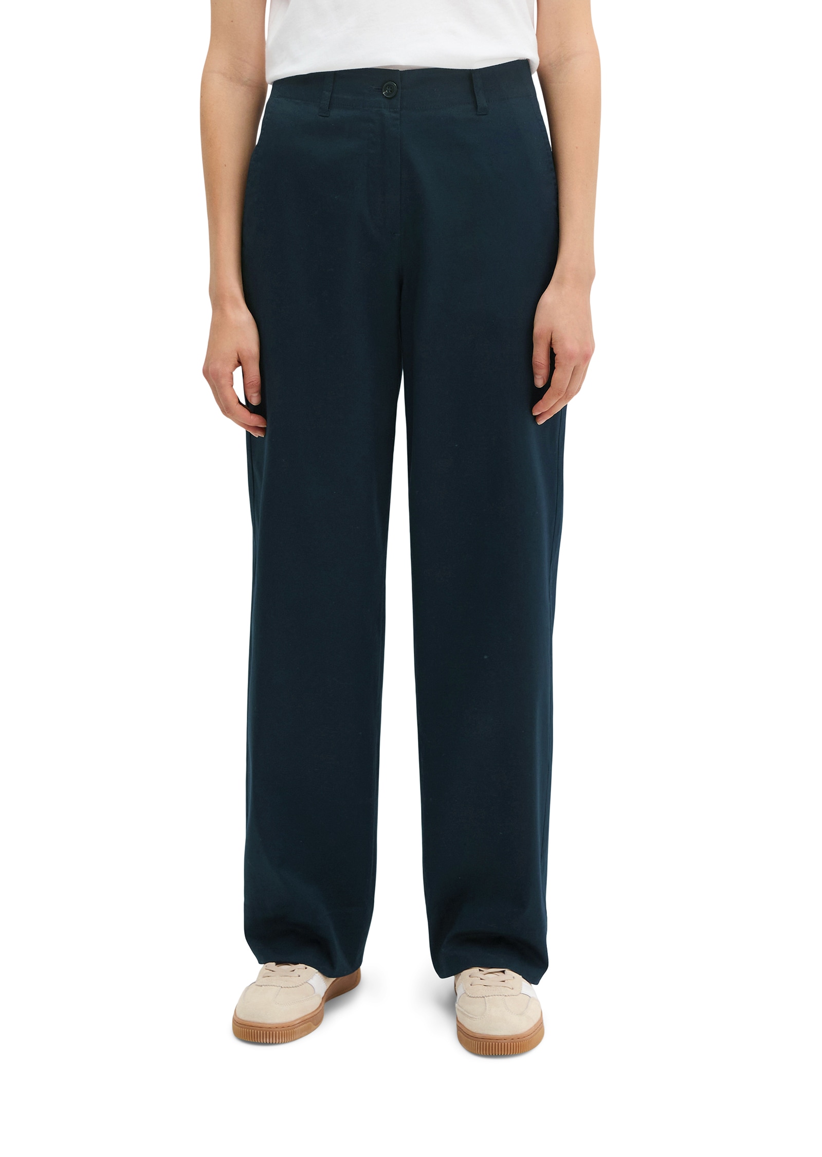 Marc OPolo Chinohose "Lande" weit, aus stretchigem Organic Cotton-Twill günstig online kaufen