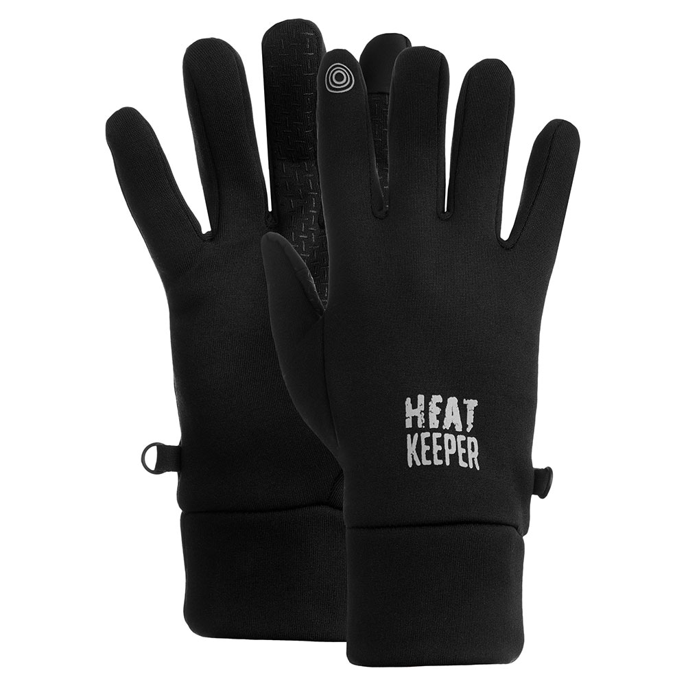 Heatkeeper Fleecehandschuhe, mit Silikon-Finish an der Handfläche und I-Touch-Profile an Daumen