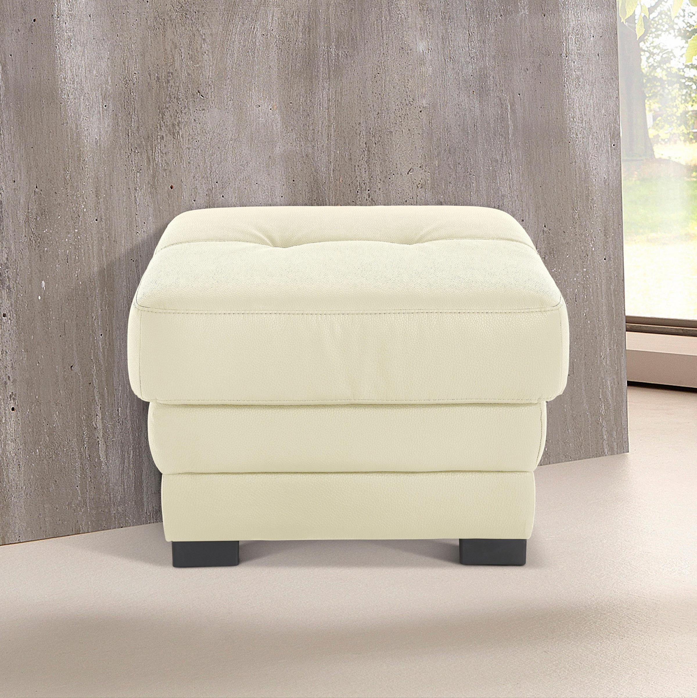 COTTA Polstergarnitur »Royale U-Form«, (Set), Set bestehend aus: Wohnlandschaft & Hocker