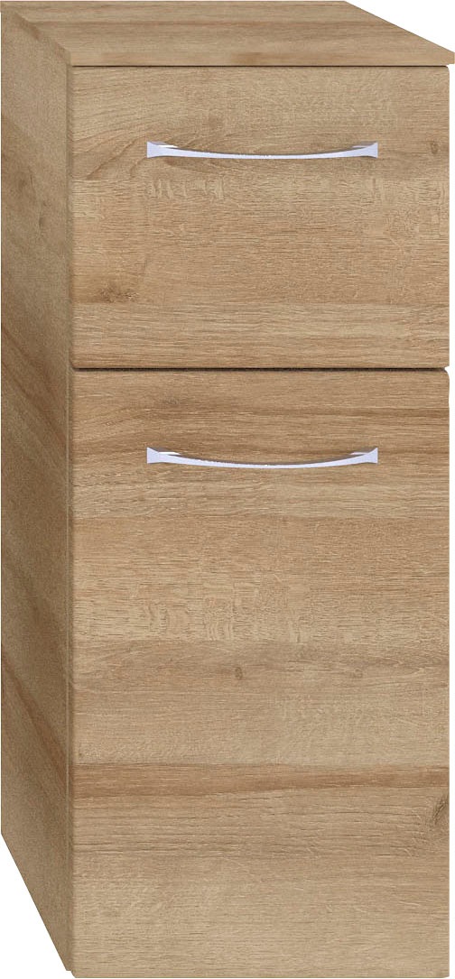 Saphir Badmöbel-Set »6005 Sprint 3-teilig, Keramik-Waschtisch mit LED-Spiegelschrank«, (4 St.), Unterschrank, inkl. Türdämpfer, 4 Türen, 3 Schubladen, Bad-Set