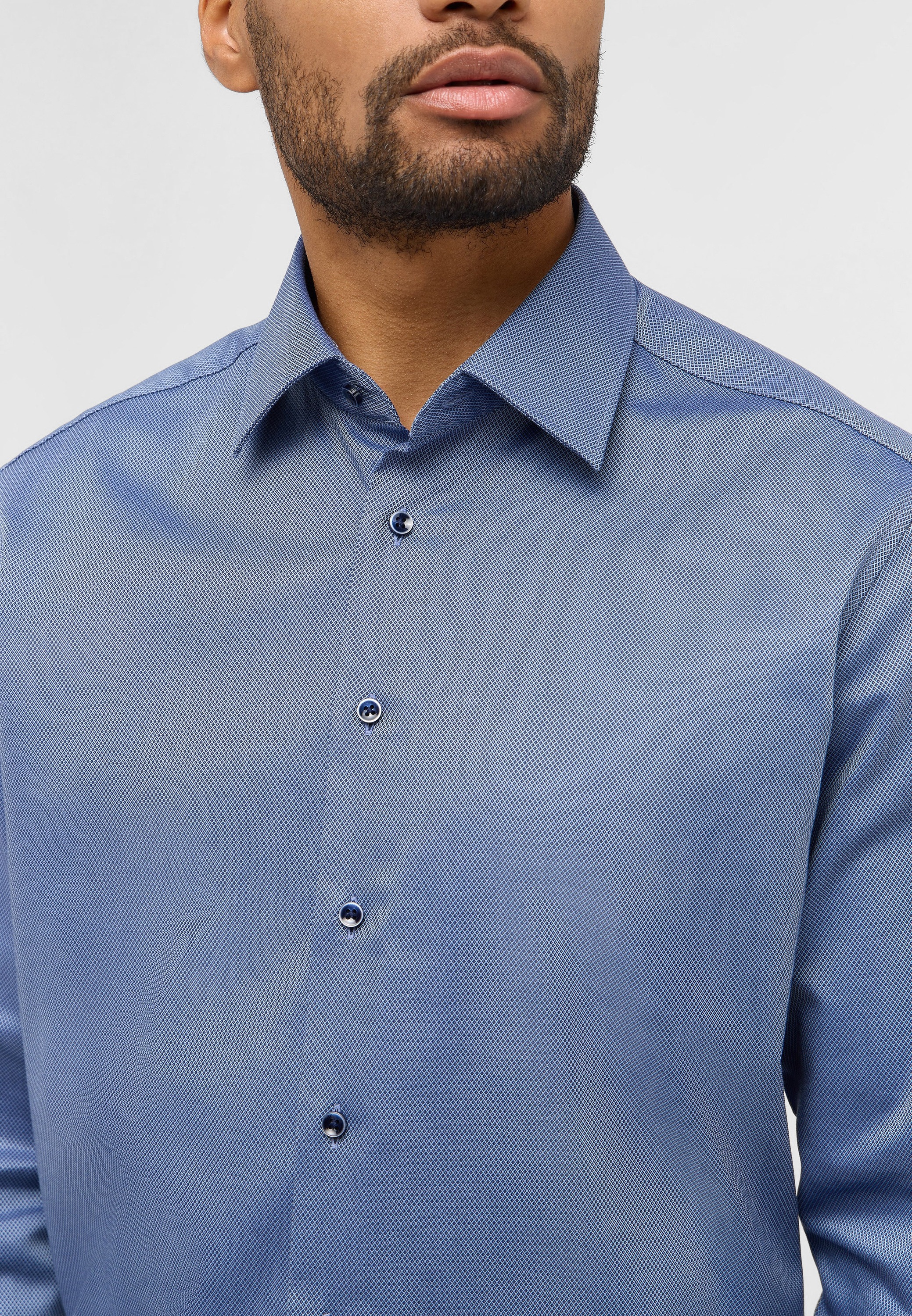 Eterna Langarmhemd »MODERN FIT«, NON IRON (bügelfrei)