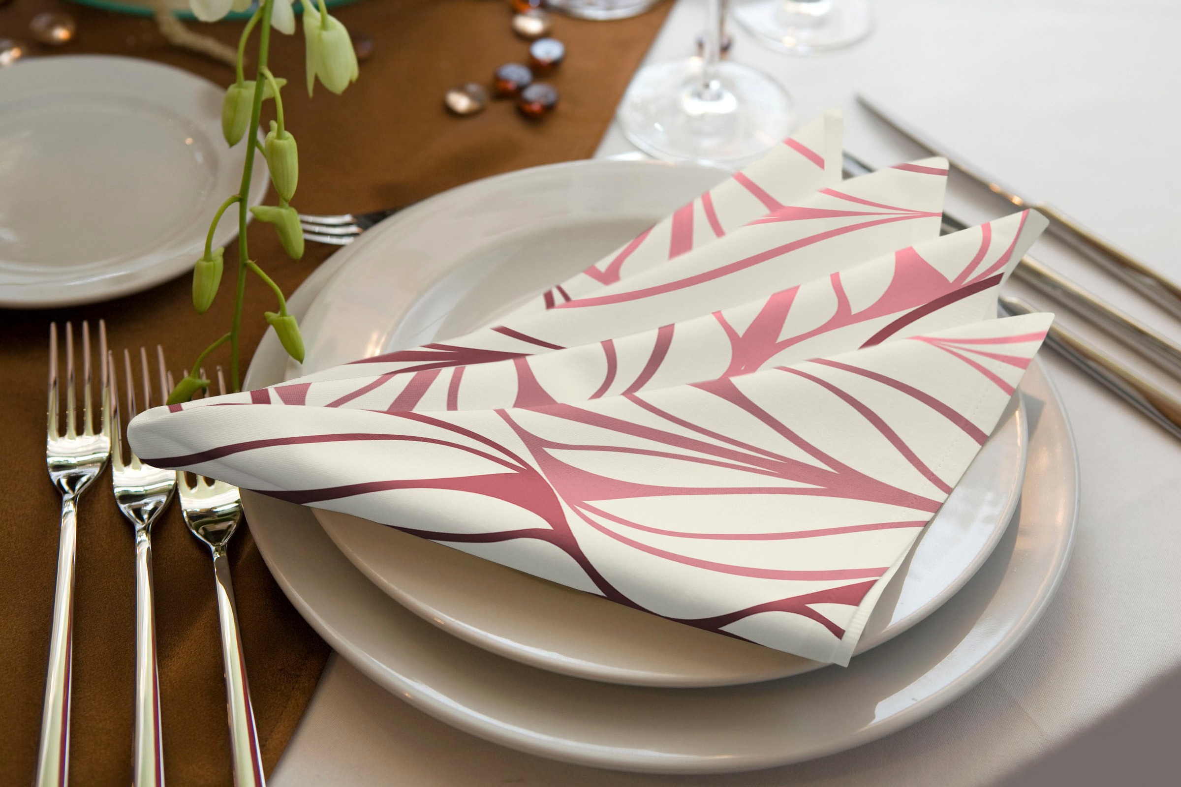 Adam Stoffserviette "Wave" aus Bio-Baumwolle,Made in Germany günstig online kaufen