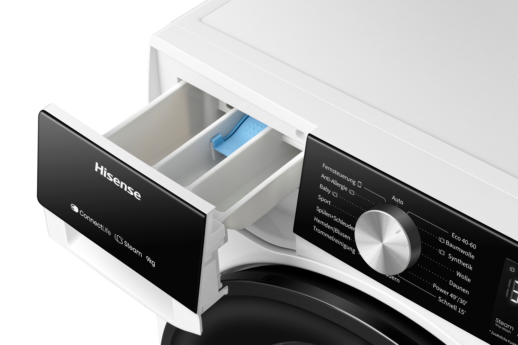 Hisense Waschmaschine »WF3S9043BW3«, 9 kg, 1400 U/min, Wifi-ConnectLife