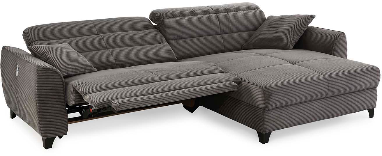 Jockenhöfer Gruppe Ecksofa »Double One L-Form«, mit 2x 120cm breiten, elektromotorischen Relaxfunktionen