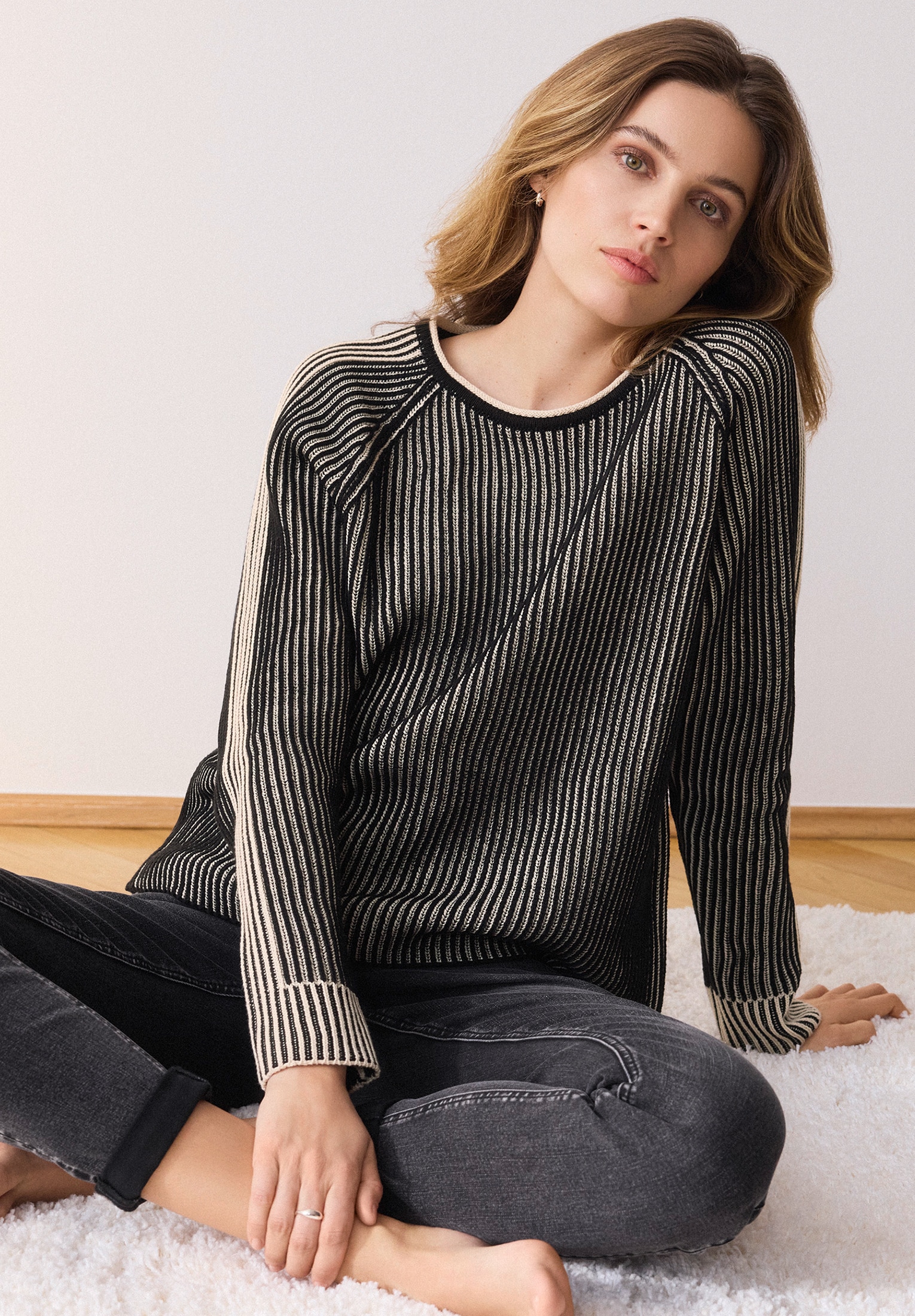 Betty Barclay Strickpullover "Betty Barclay Damen Grobstrick-Pullover mit R günstig online kaufen