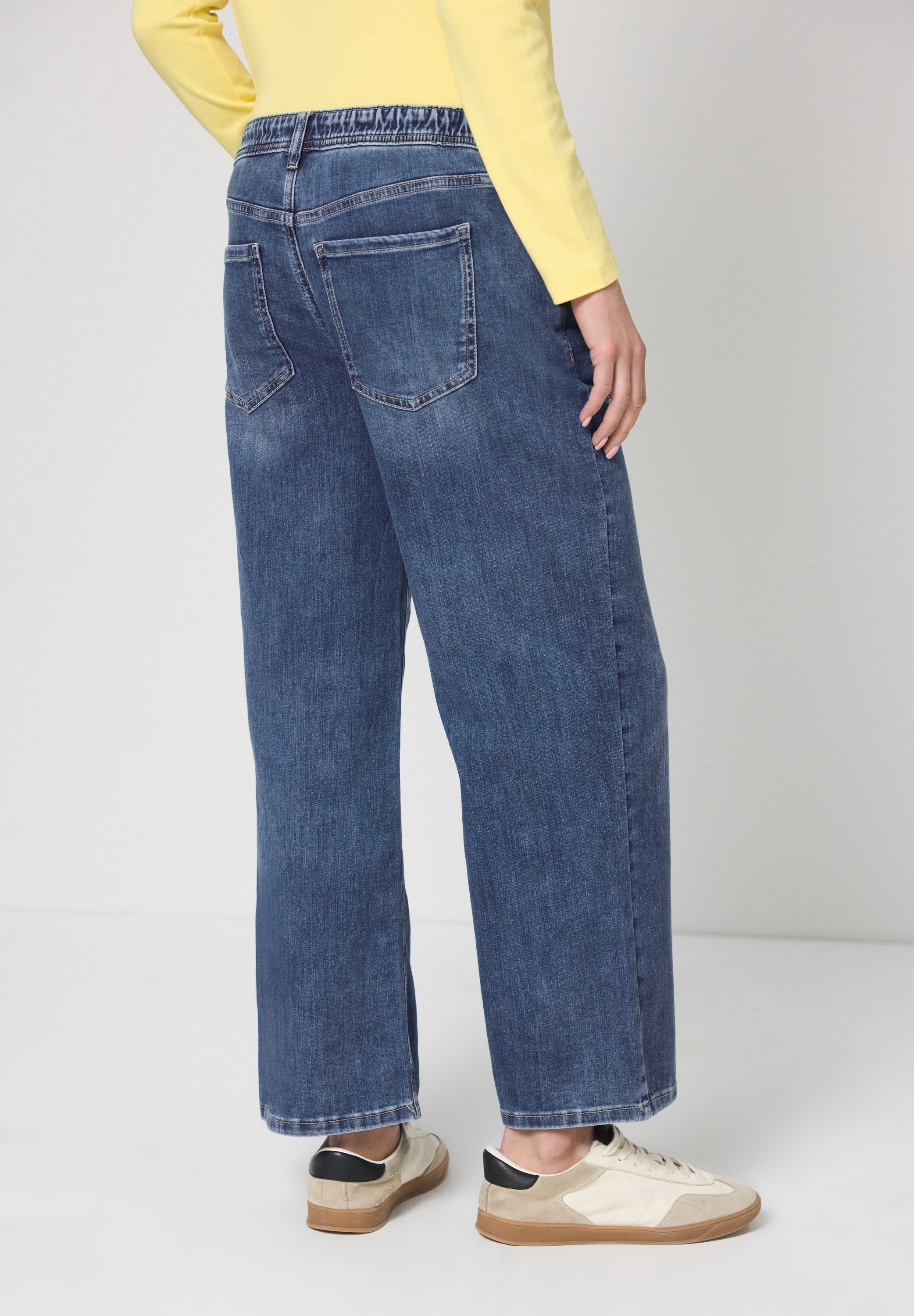 STREET ONE Loose-fit-Jeans mit Wide Legs günstig online kaufen