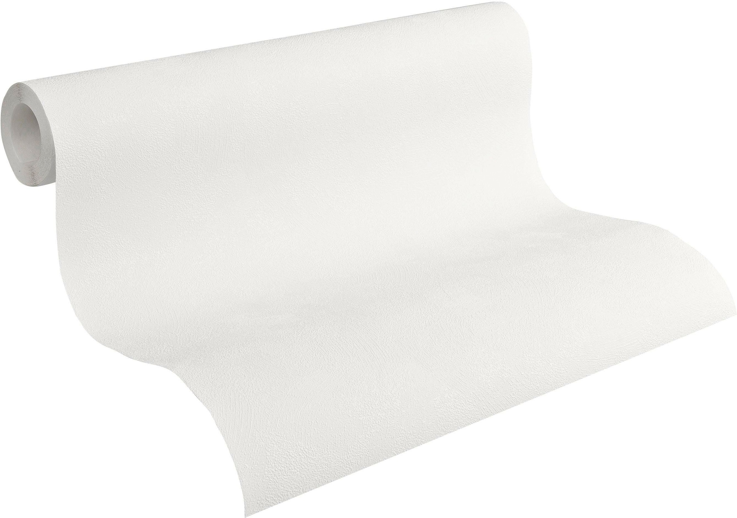 Thumbnail - A.S. Création Vliestapete "Meistervlies" einfarbig  uni  unifarben leicht strukturiert Tapete einfarbig Überstreichbar m...