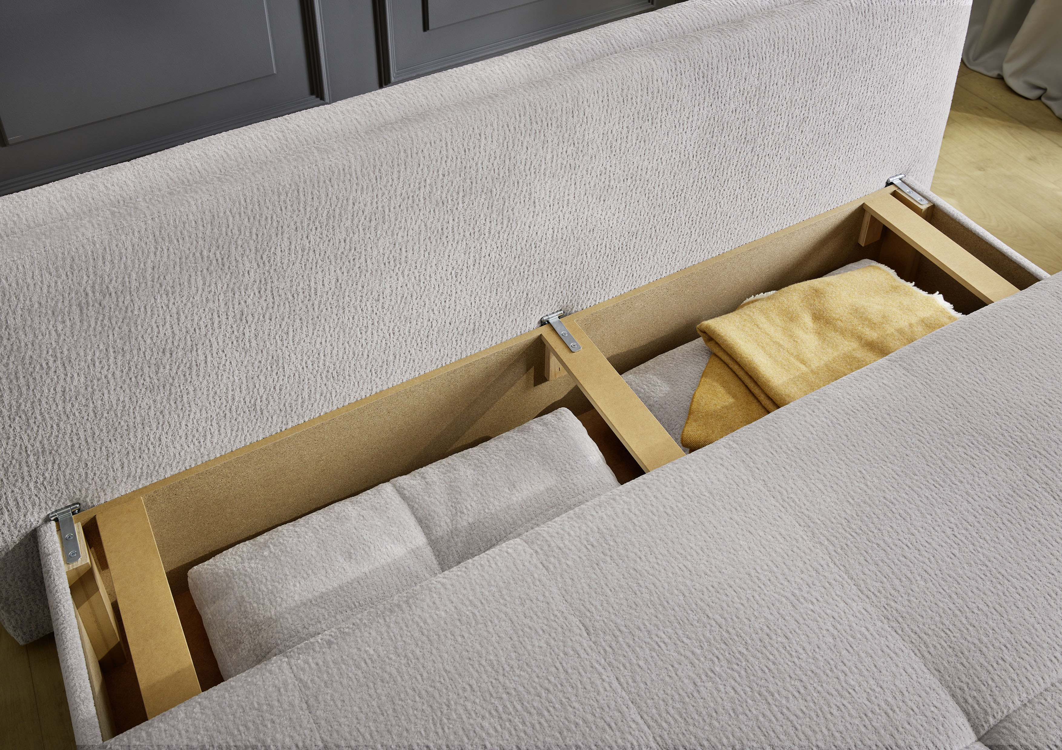 Thumbnail - Jockenhöfer Gruppe Schlafsofa "Balu, B: 201 cm, Liegefl. 151x201 cm, Dauerschläfer" mit Bettfunktion, Bettkasten & einfa...