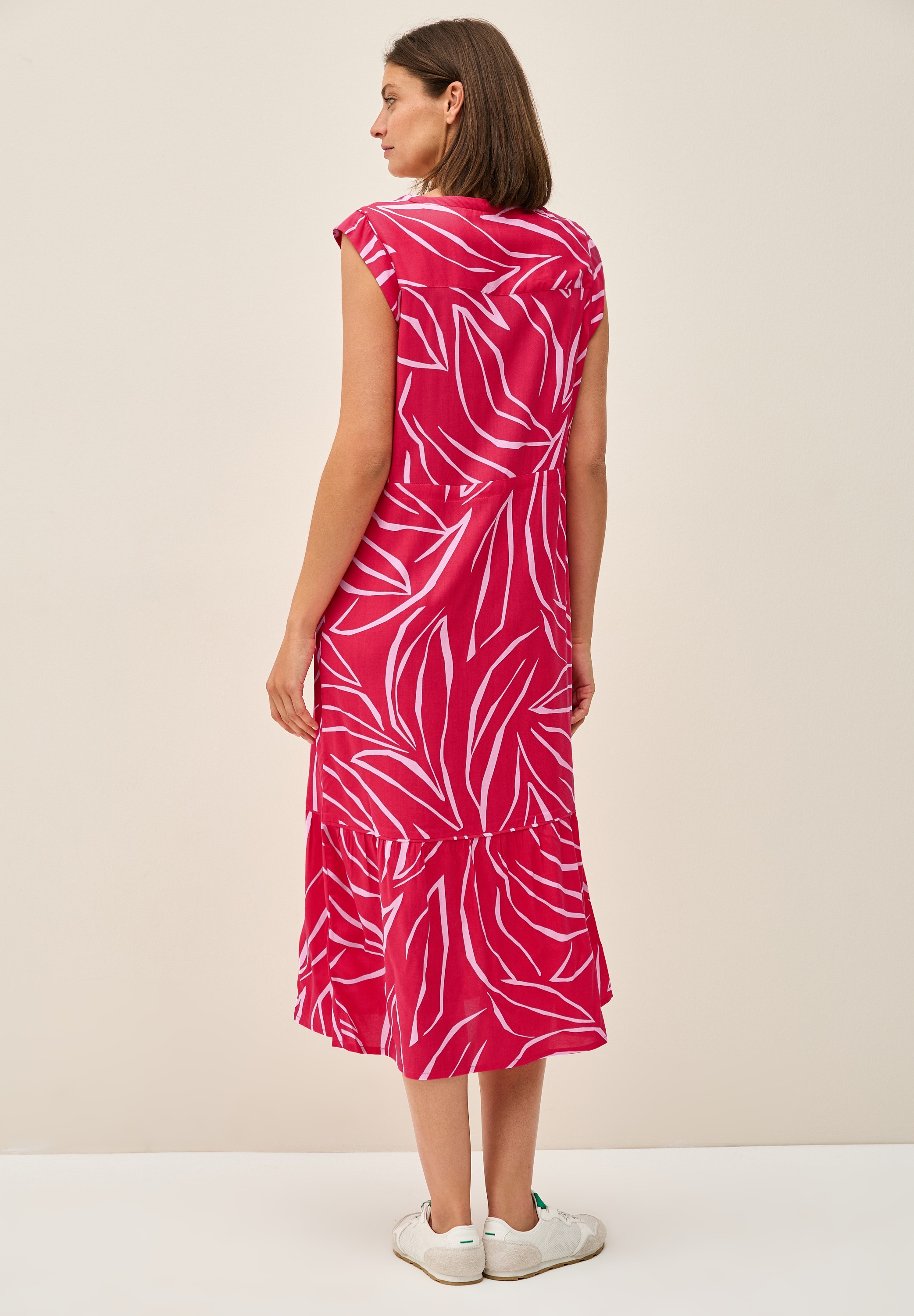 Cecil Midikleid Ohne Taschen aus Viskose günstig online kaufen