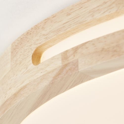 Brilliant LED Deckenleuchte »Woodbury«, 1 flammig-flammig, mit 3-Stufen-Dimmer, Ø 39 cm, Holz/Kunststoff/Metall, holz hell/weiß