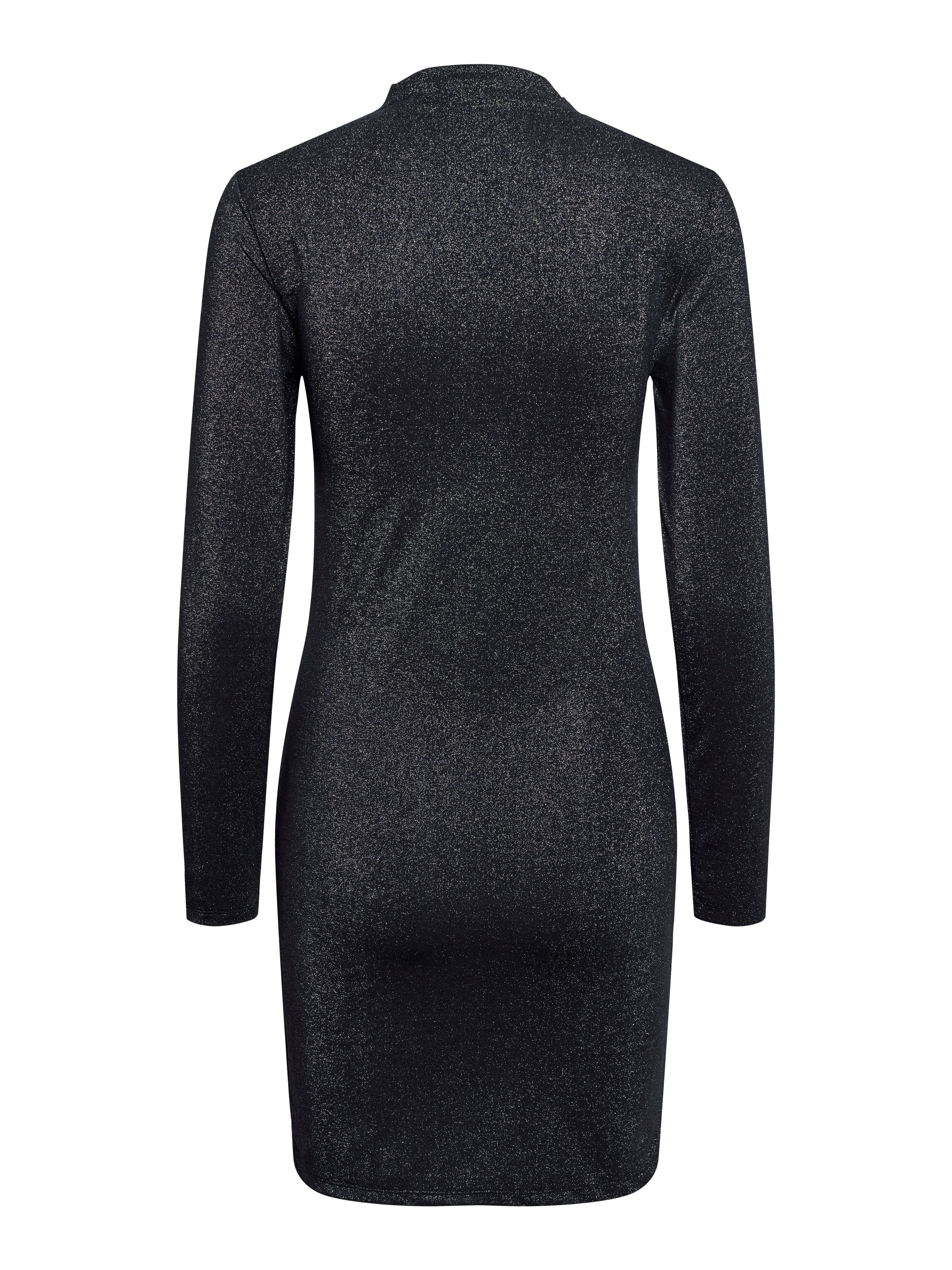 pieces Minikleid »PCMONICA LS GLITTER DRESS NOOS«, mit Glitzereffekt
