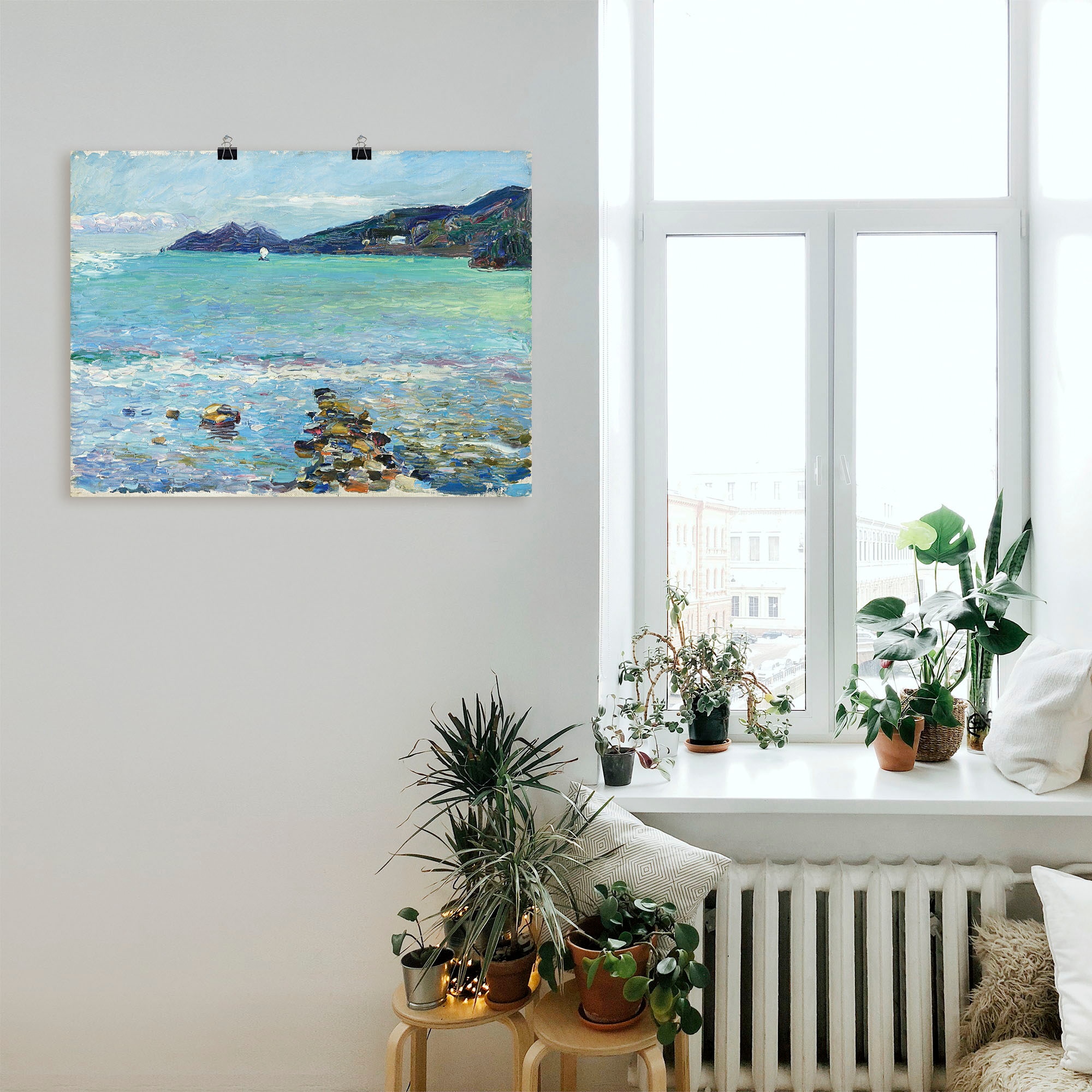 Artland Wandbild »Rapallo, Blick auf Portofino. Um 1906« Meer Bilder 1 Stk. tlg. als Leinwandbild, Poster in verschied. Größen