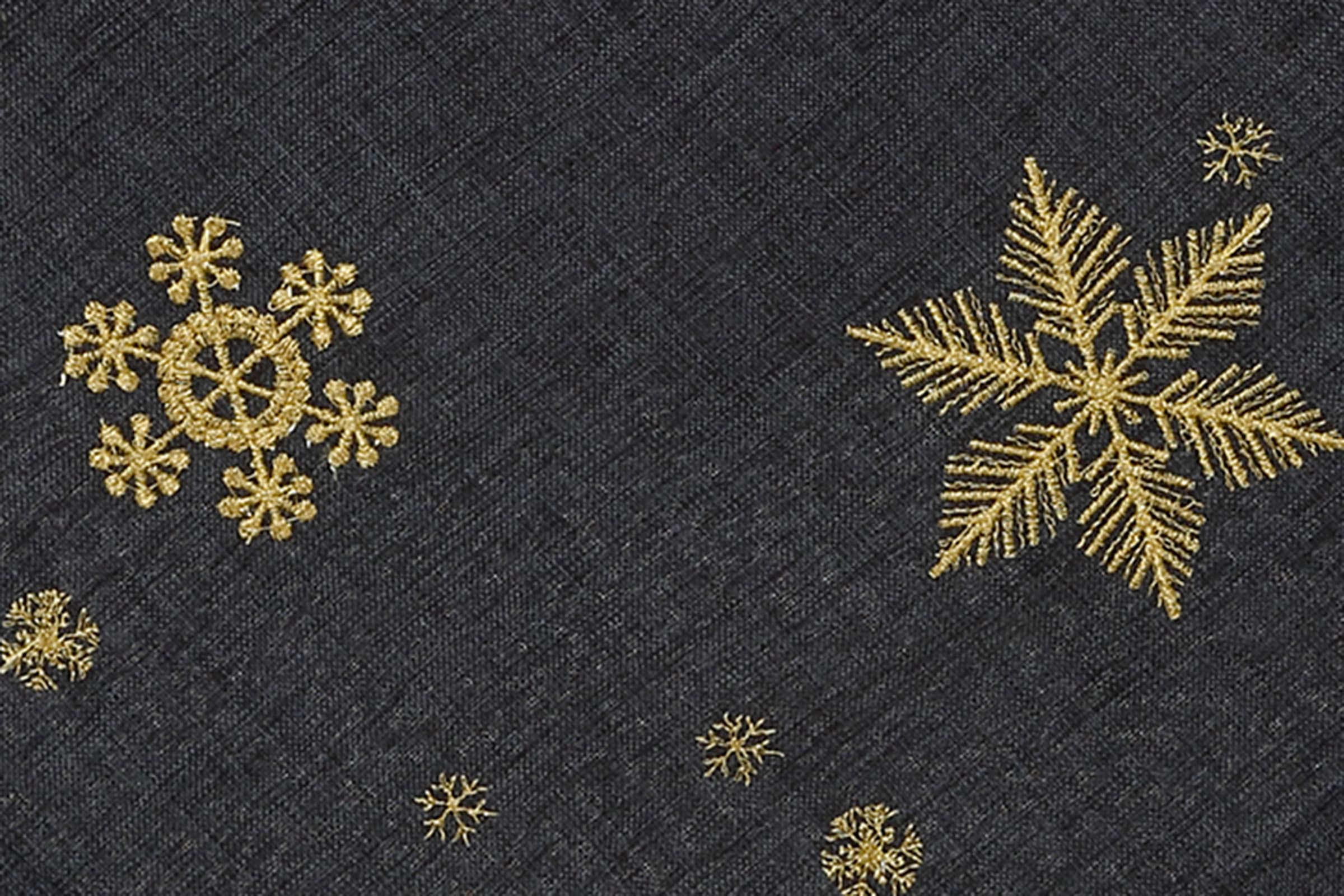 Dreams Mitteldecke »Schneeflocke, Weihnachtsdeko«, mit aufwendiger Stickerei