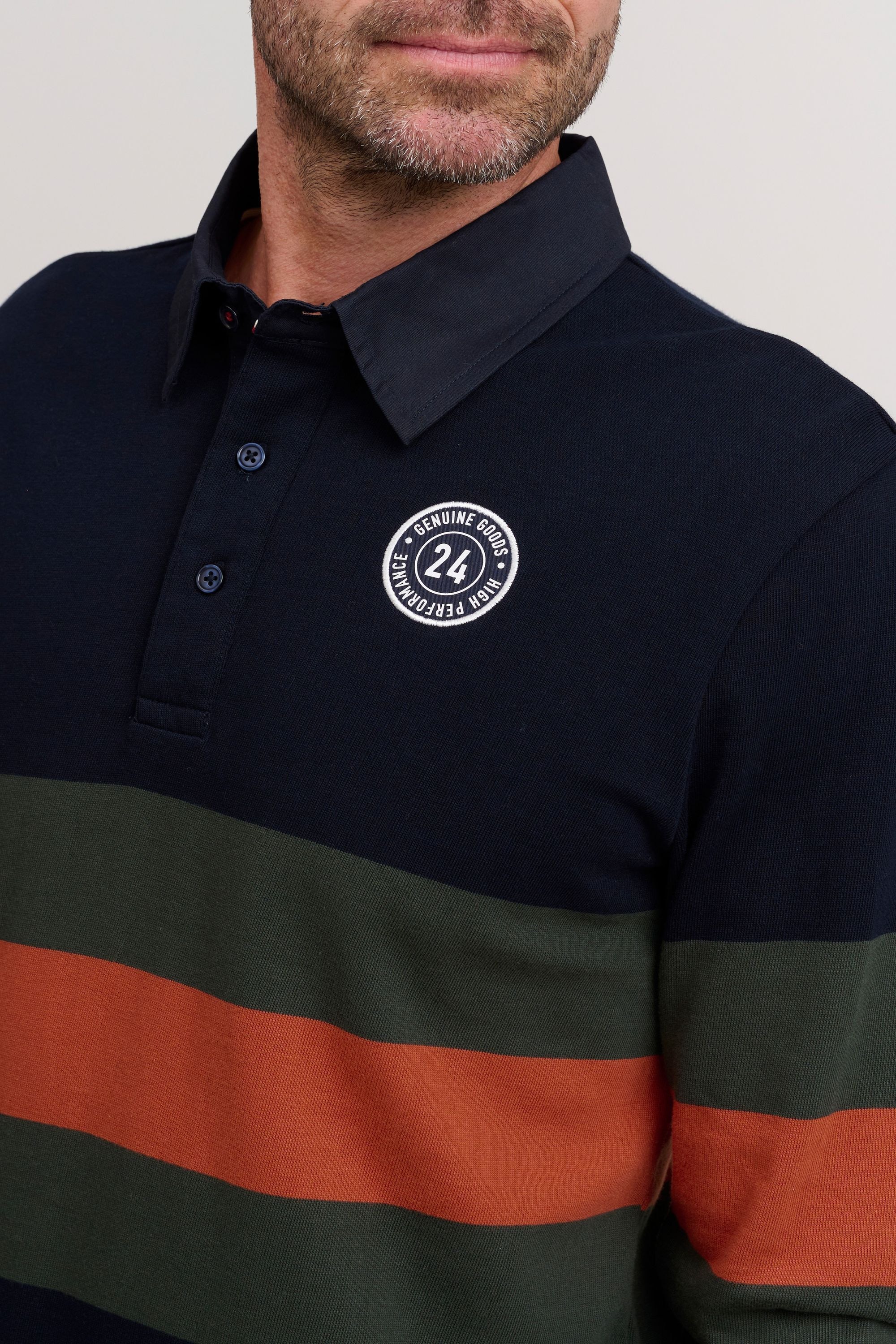 FQ1924 Langarm-Poloshirt »Langarm-Poloshirt FQMikkael«