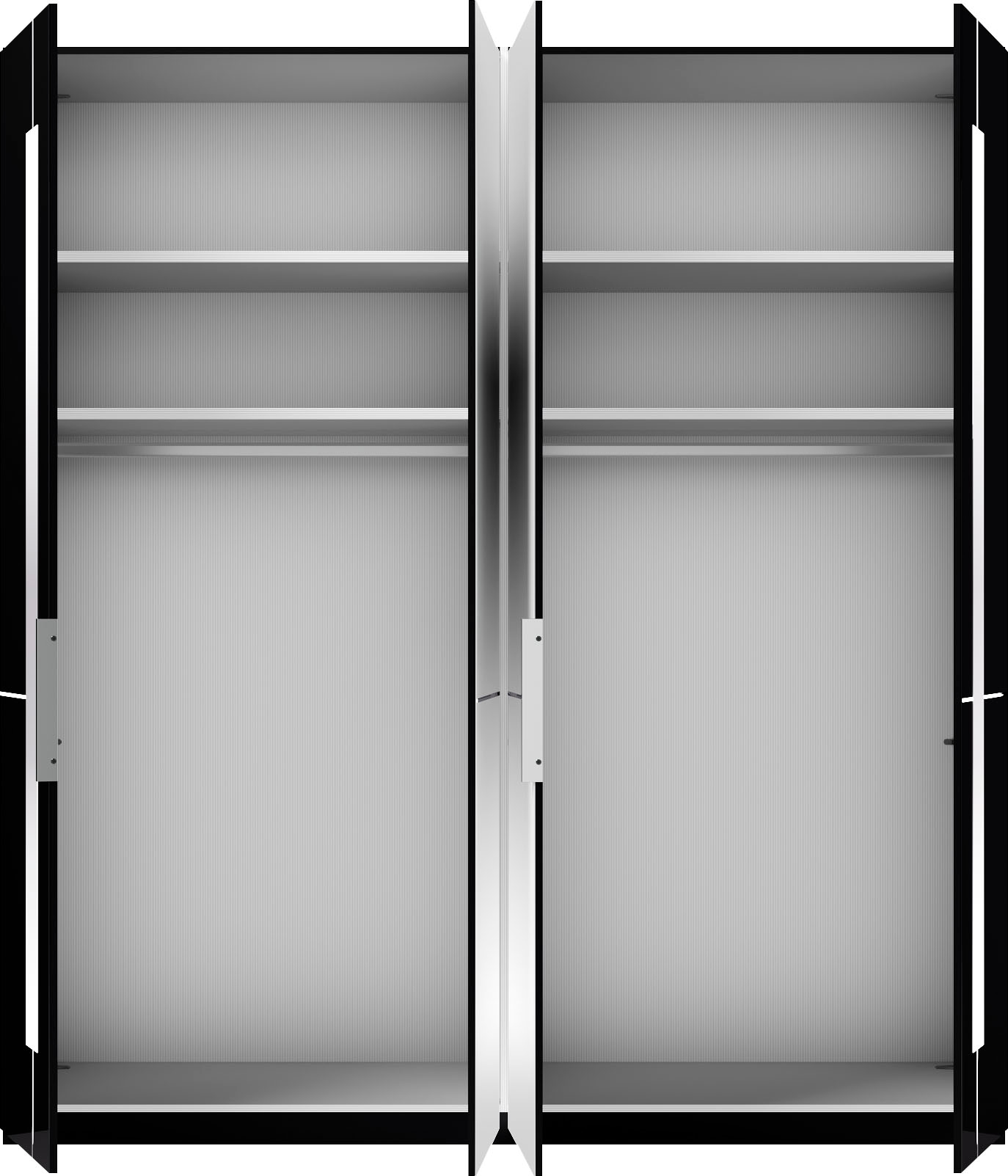 Musterring Drehtürenschrank »Imola W«, inkl. Einlegeböden und Kleiderstangen, mit Glas- und Spiegeltüren