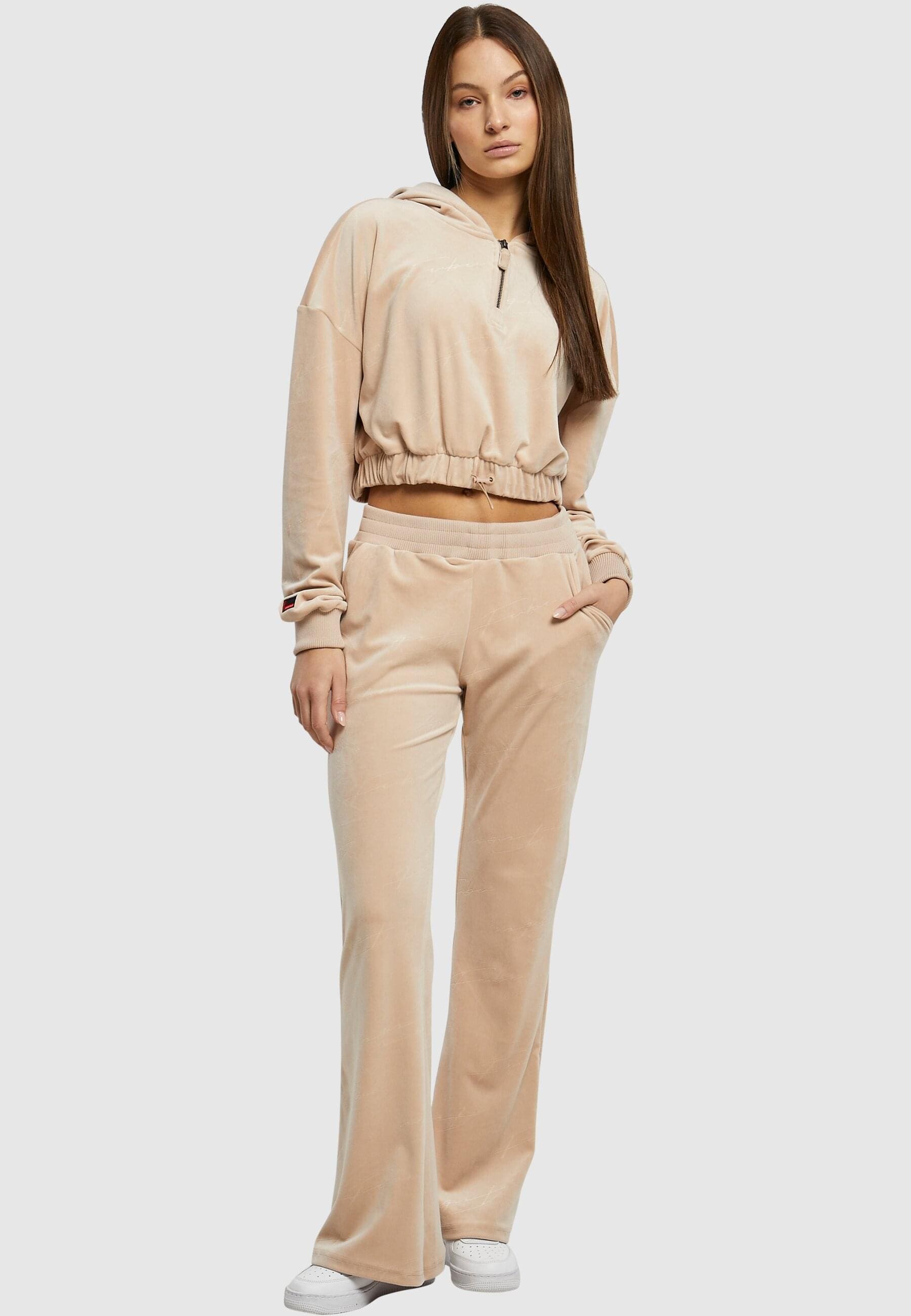 Fubu Jerseyhose »Damen FW231-015-1 Signature online Velour BAUR Allover (1 tlg.) | kaufen FUBU Pants«