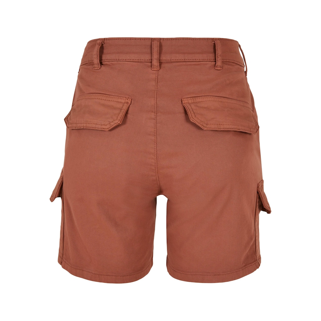 URBAN CLASSICS Cargohose »Urban Classics Damen Ladies High Waist Cargo Shorts«, (1 tlg.)