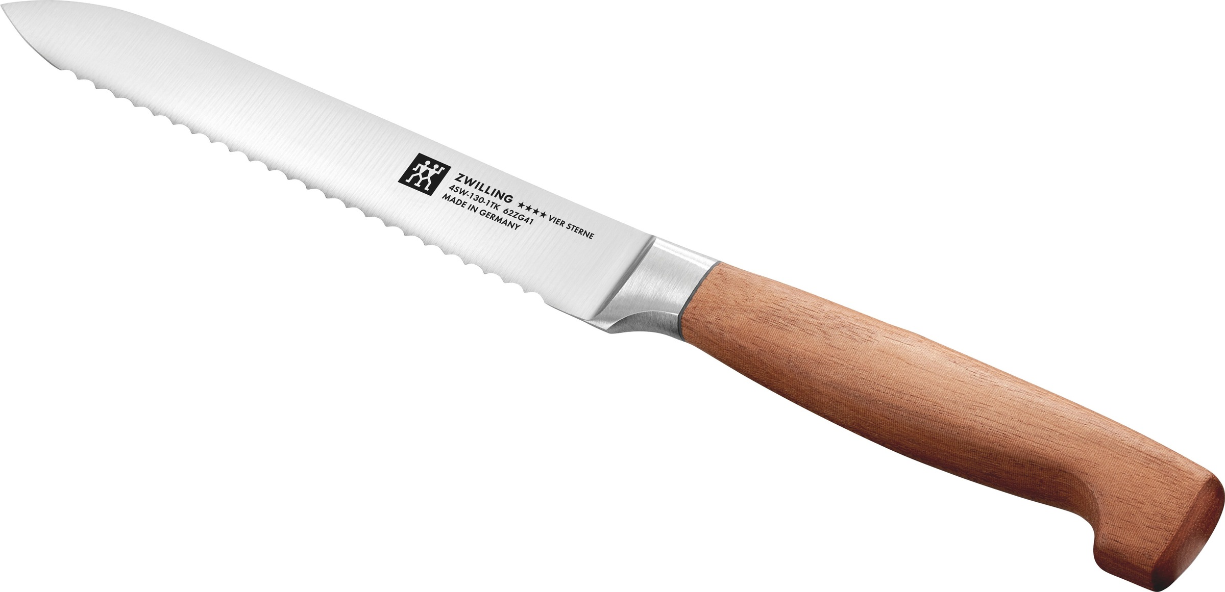 Zwilling Spickmesser »VIER STERNE Wood« Made in Germany, Eigehärtete Klinge, FSC-Zertifizitiertes Holz