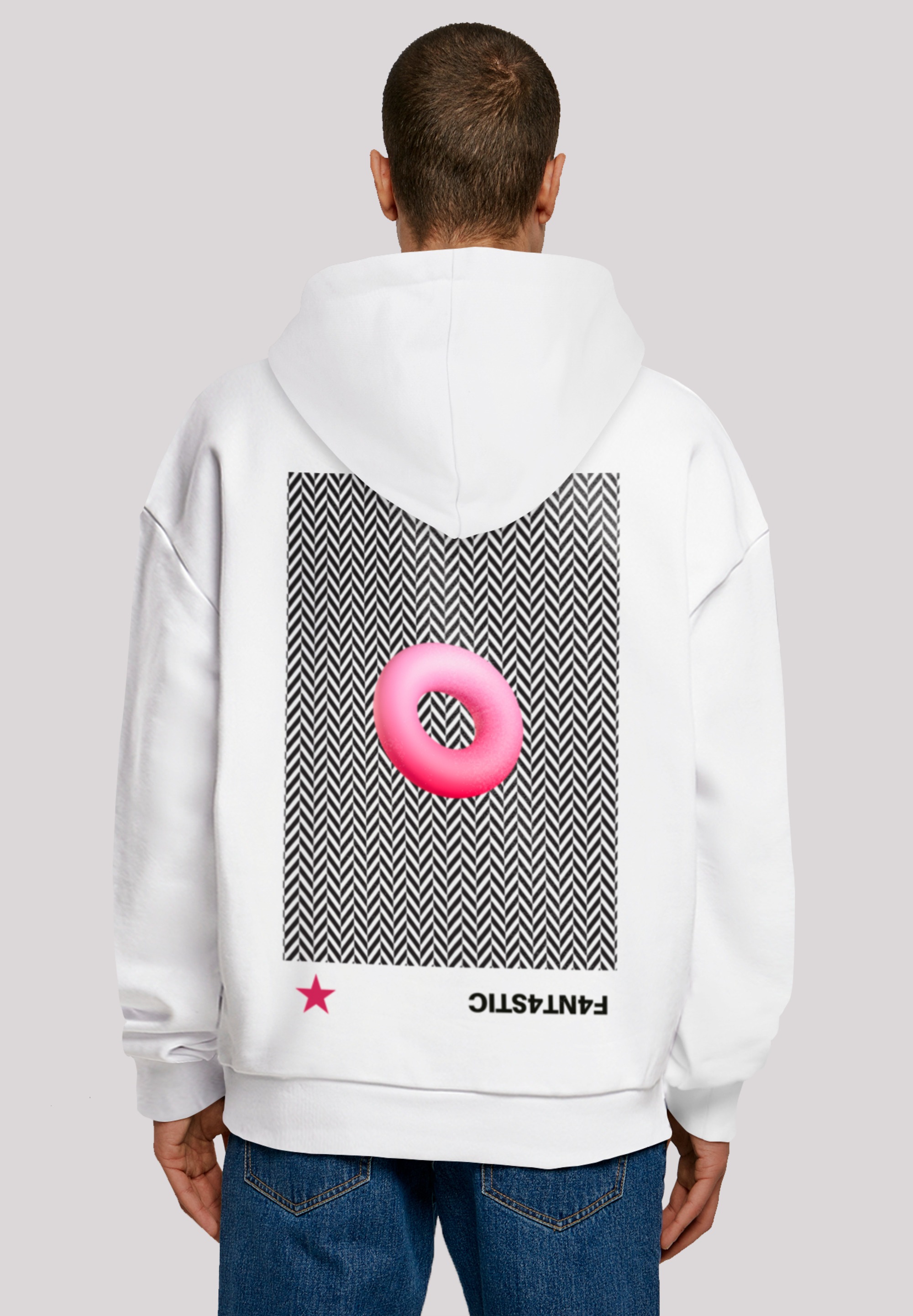 F4NT4STIC Kapuzenpullover "3D PINK RING", Print